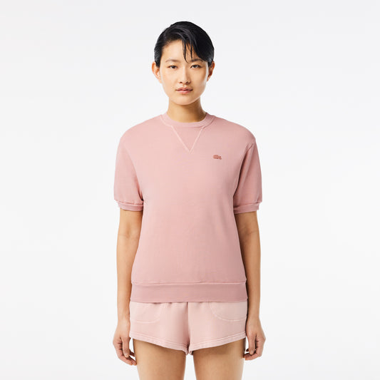 Lacoste Natural Dyed Cotton Fleece T-shirt - Lacoste Apparel THE MIX