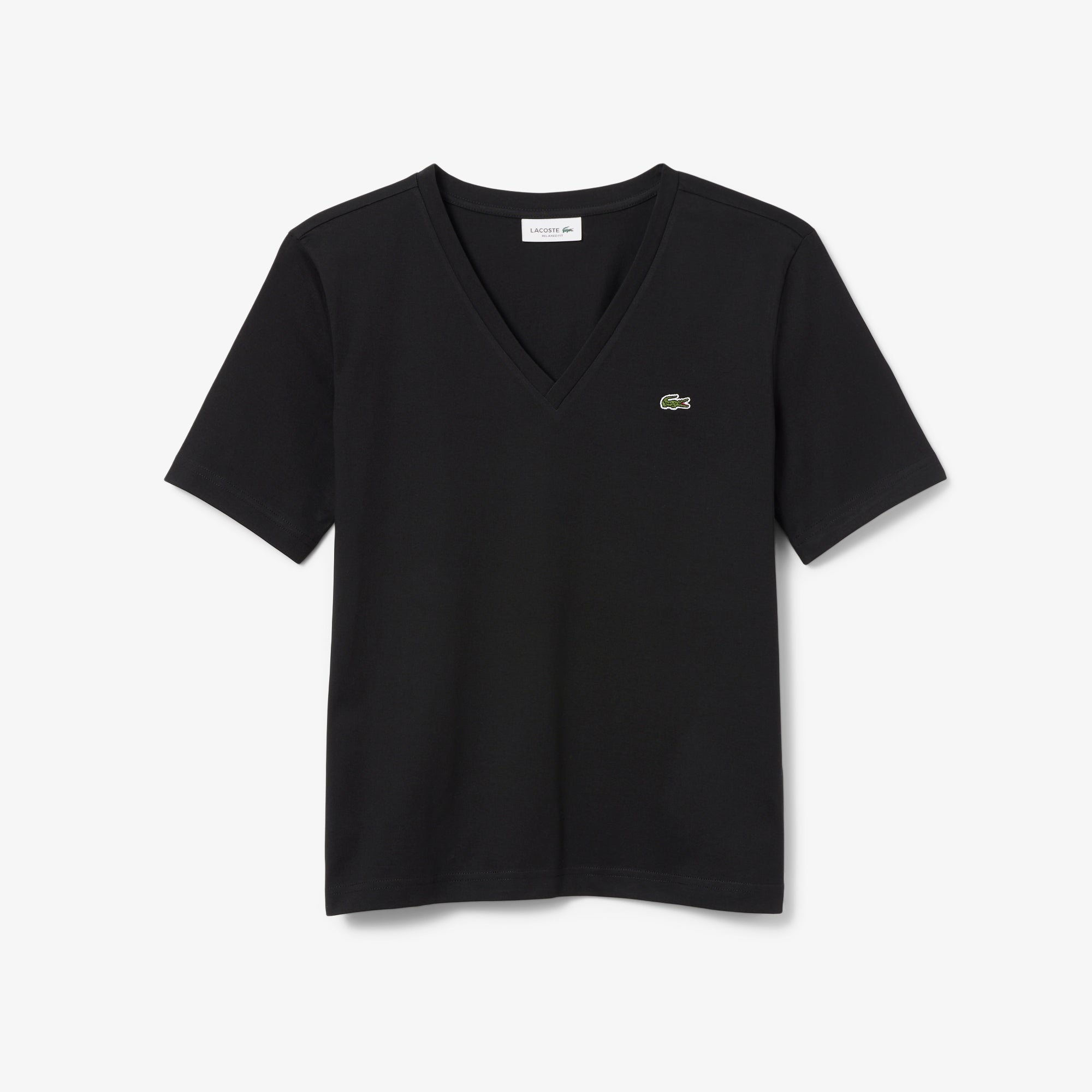 Lacoste Relaxed Fit Soft Cotton V Neck T-shirt