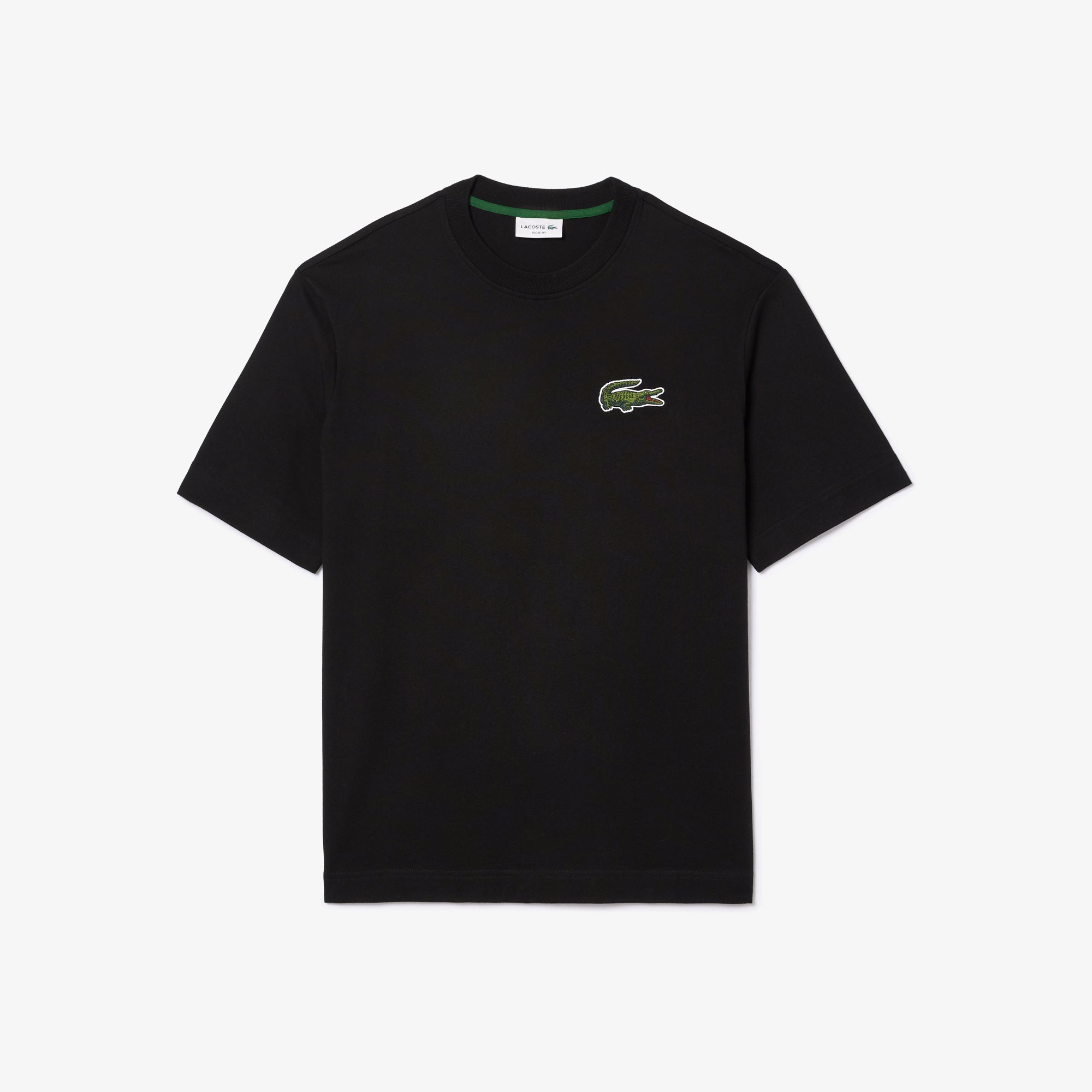 Lacoste Unisex Loose Fit Large Crocodile Organic Cotton T-shirt