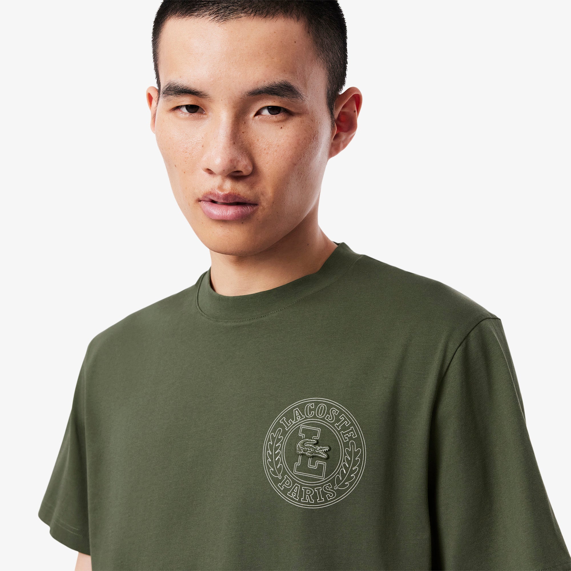 Lacoste Print Badge Jersey T-shirt
