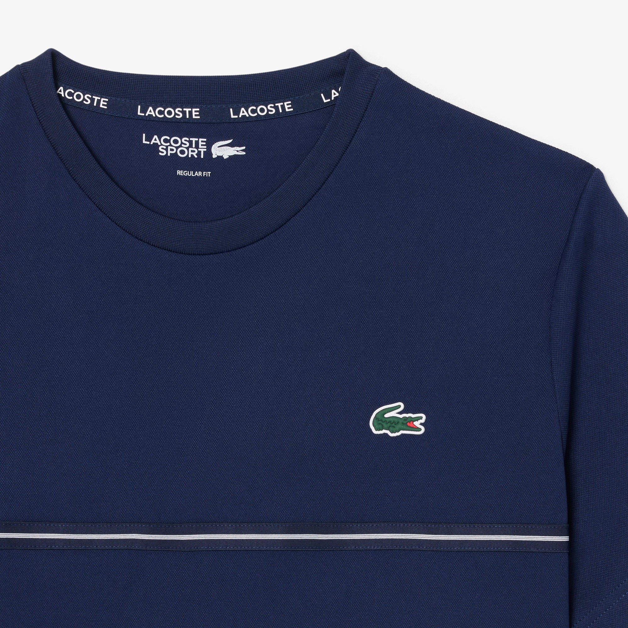 LACOSTE Ultra Dry Crocodile Print Sport T-shirt