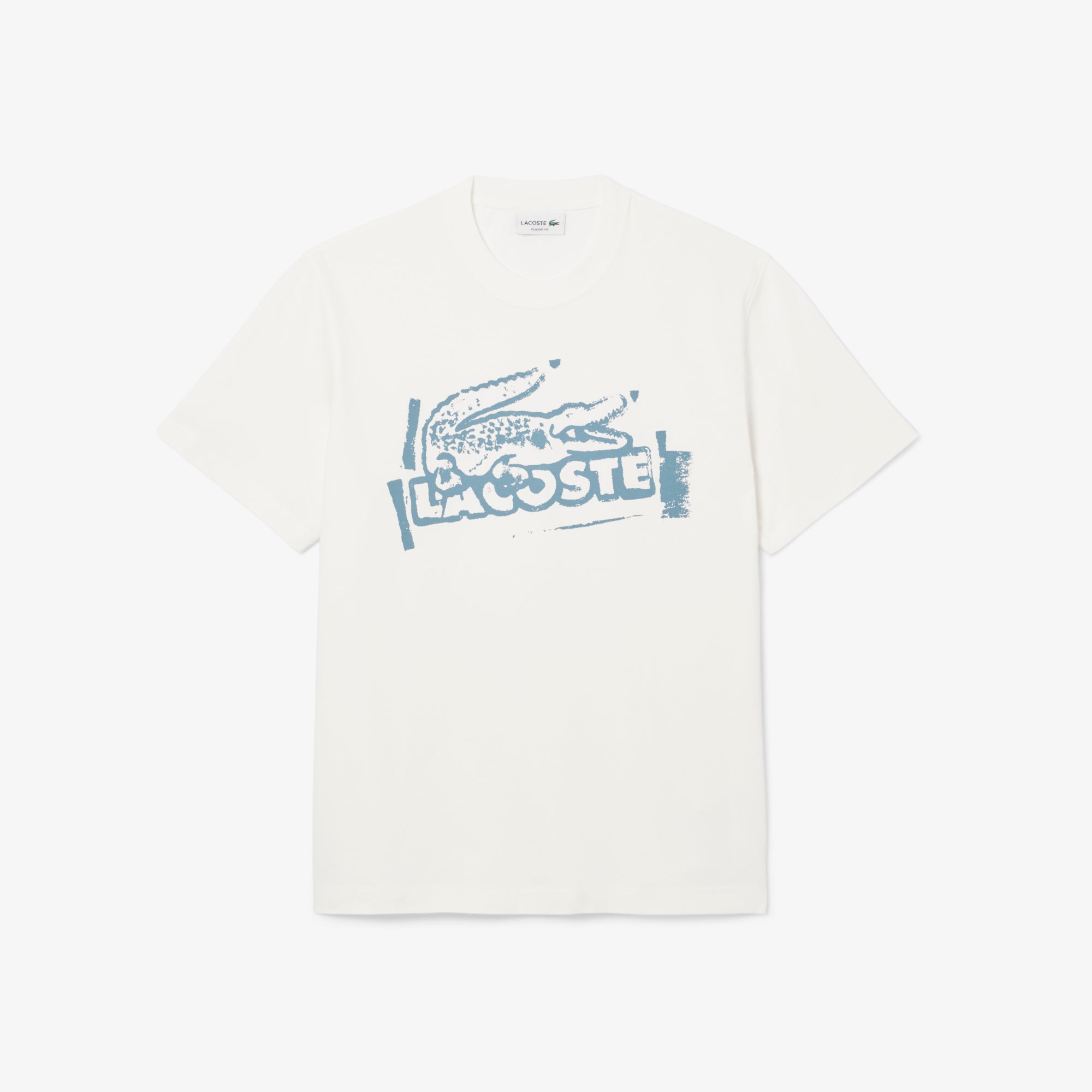 LACOSTE Men's Printed Cotton Jersey T-Shirt