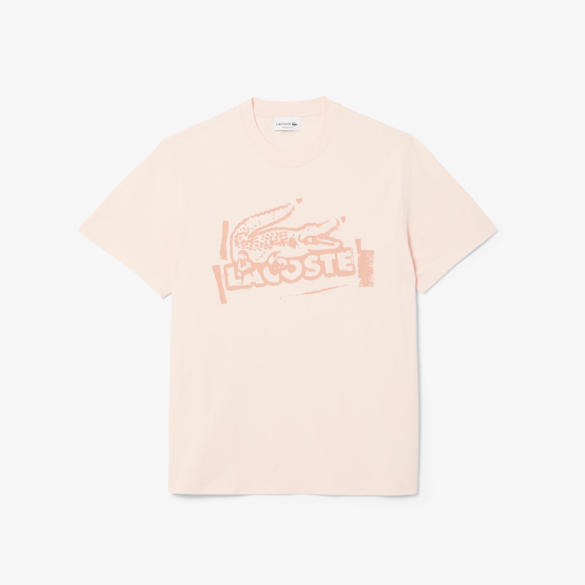 Lacoste Printed Cotton Jersey T-shirt