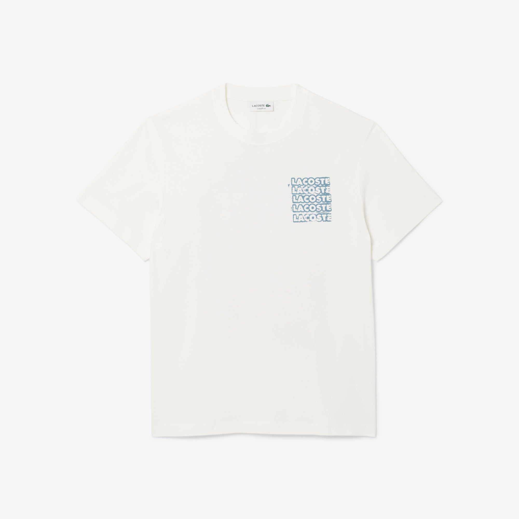 LACOSTE Cotton Jersey Graphic T-shirt