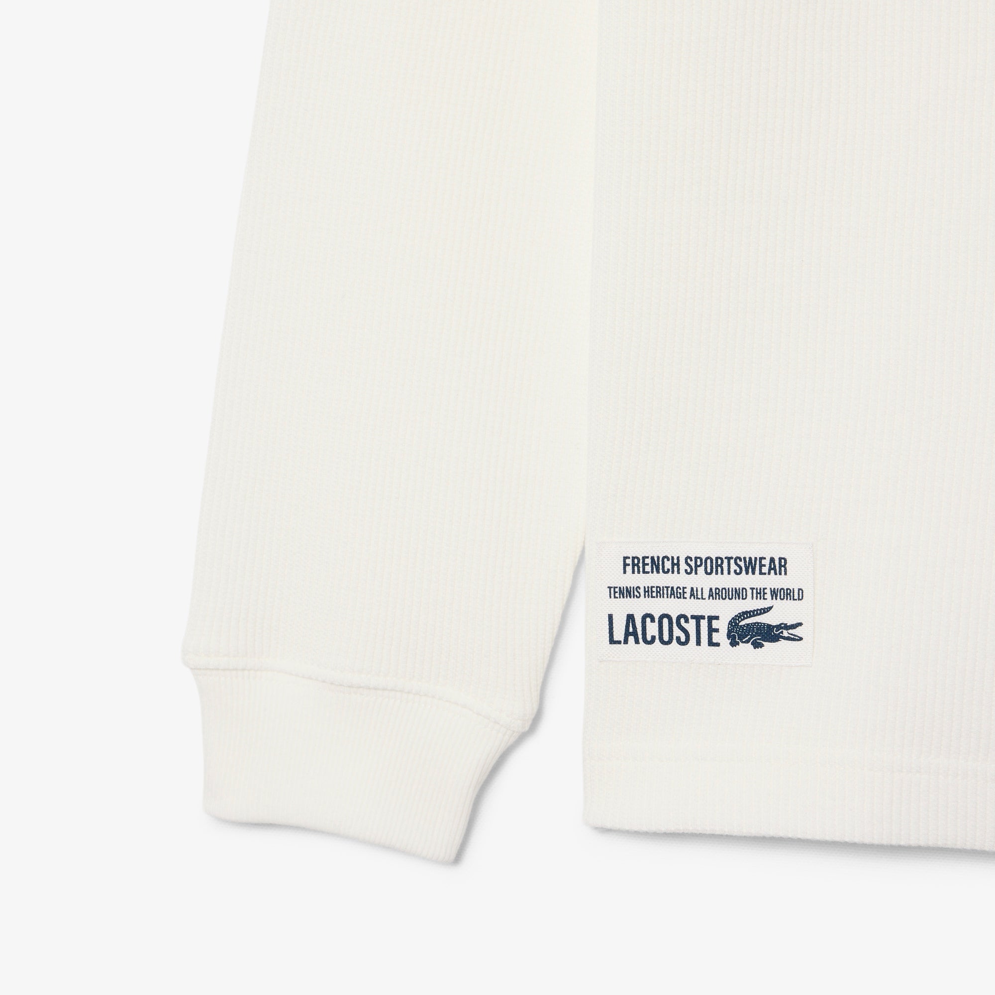 LACOSTE Waffle Knit Henley T-shirt