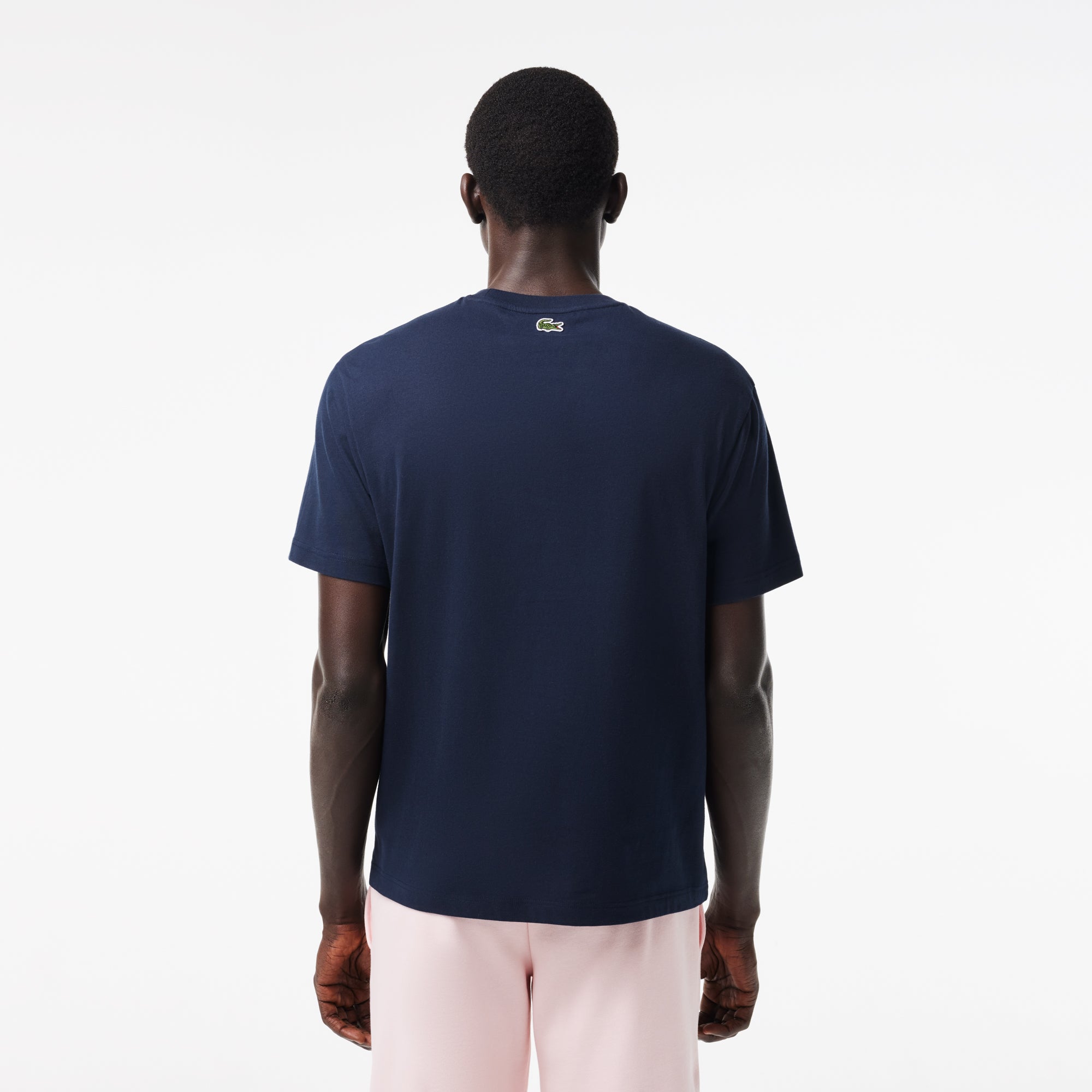 Lacoste Monogram Print Regular Fit Cotton T-shirt