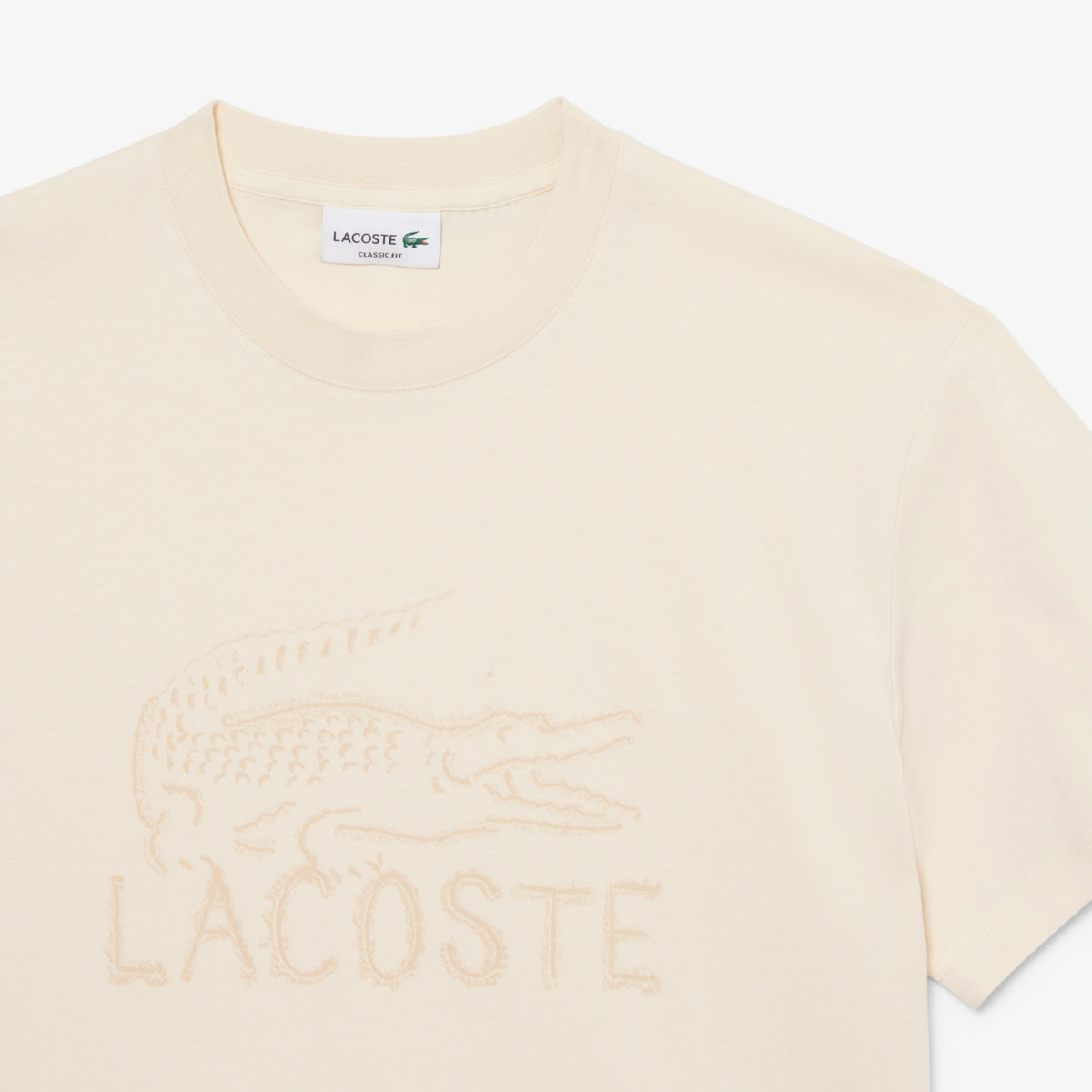 LACOSTE Printed Cotton T-shirt Men