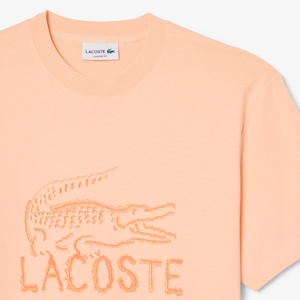 LACOSTE Printed Cotton T-shirt Men