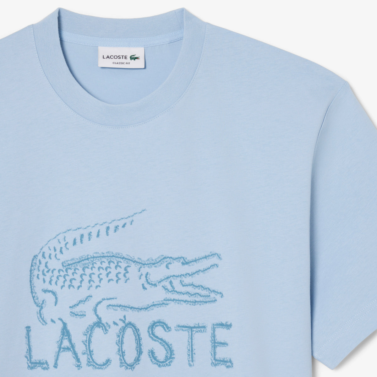 LACOSTE Printed Cotton T-shirt Men