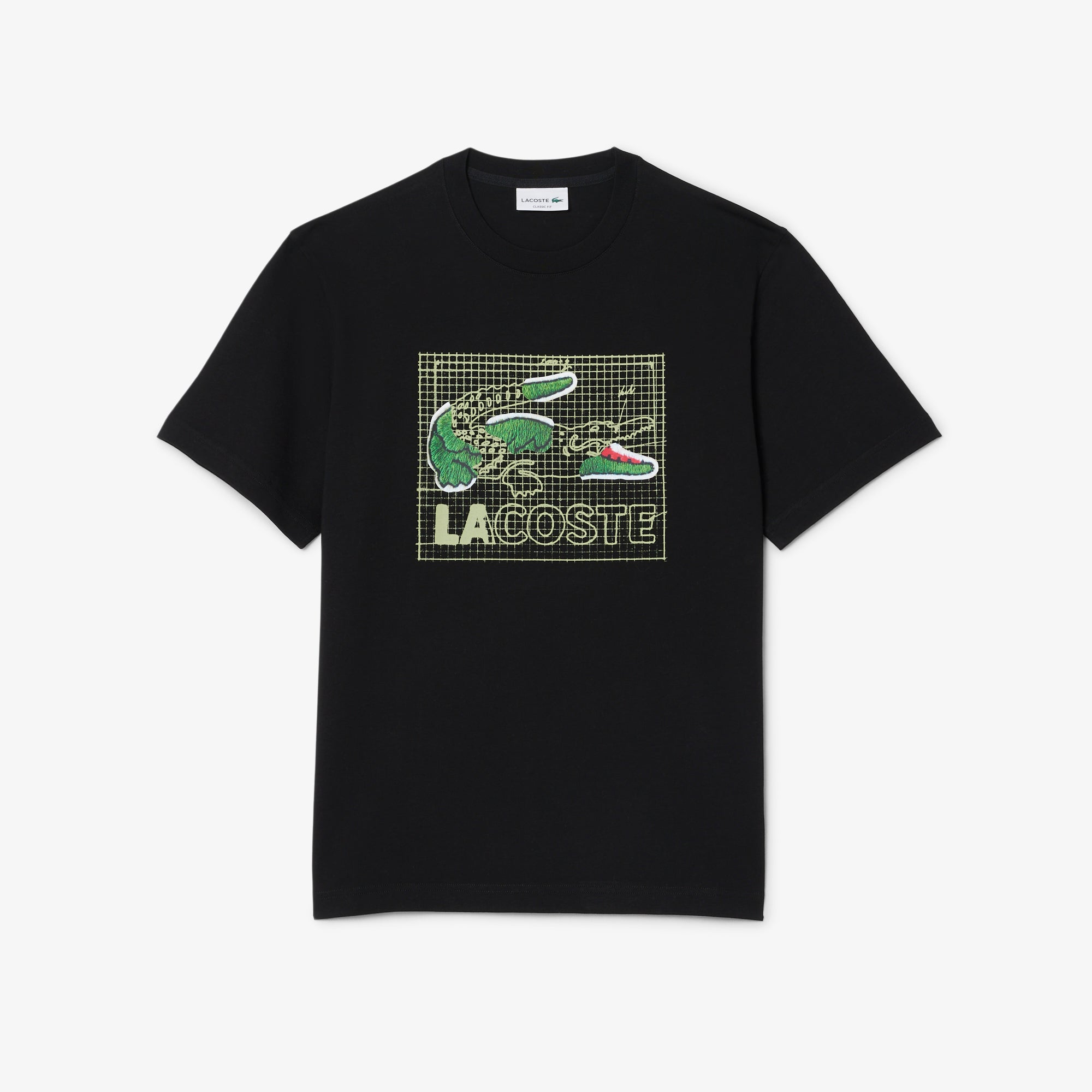 LACOSTE Printed Cotton T-shirt