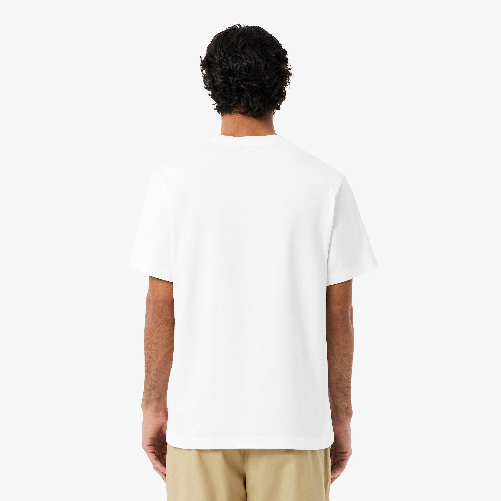 LACOSTE Embroidered Heavy Jersey T-shirt