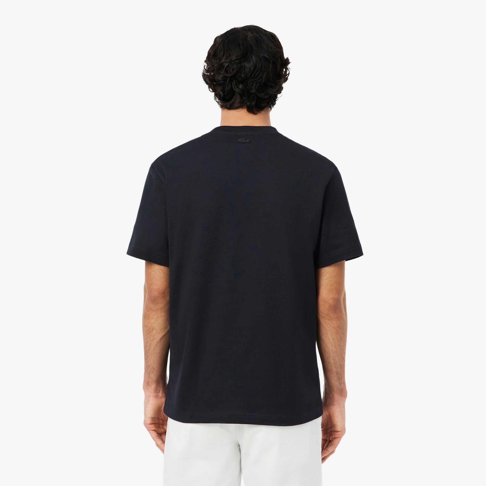 LACOSTE Embroidered Heavy Jersey T-shirt
