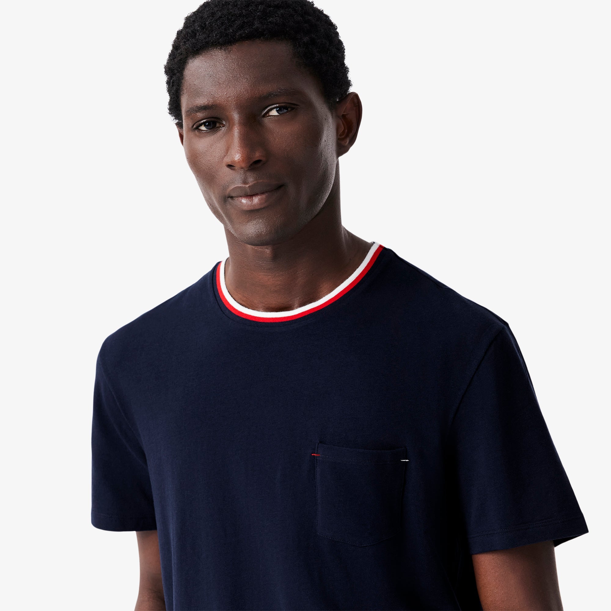Lacoste Contrast Neck Loungewear Top