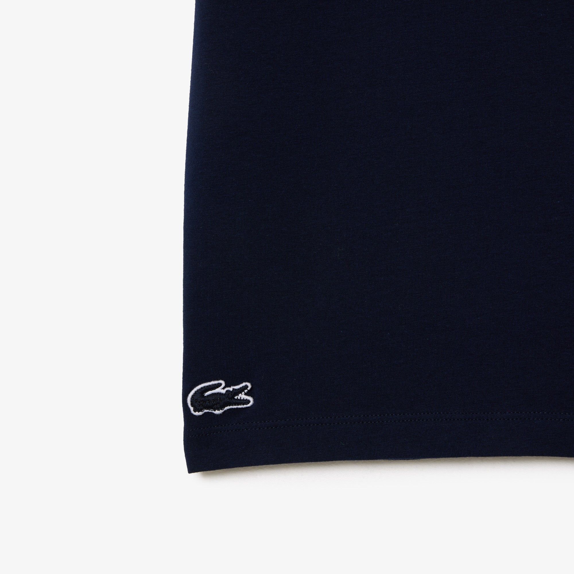 Lacoste Contrast Neck Loungewear Top