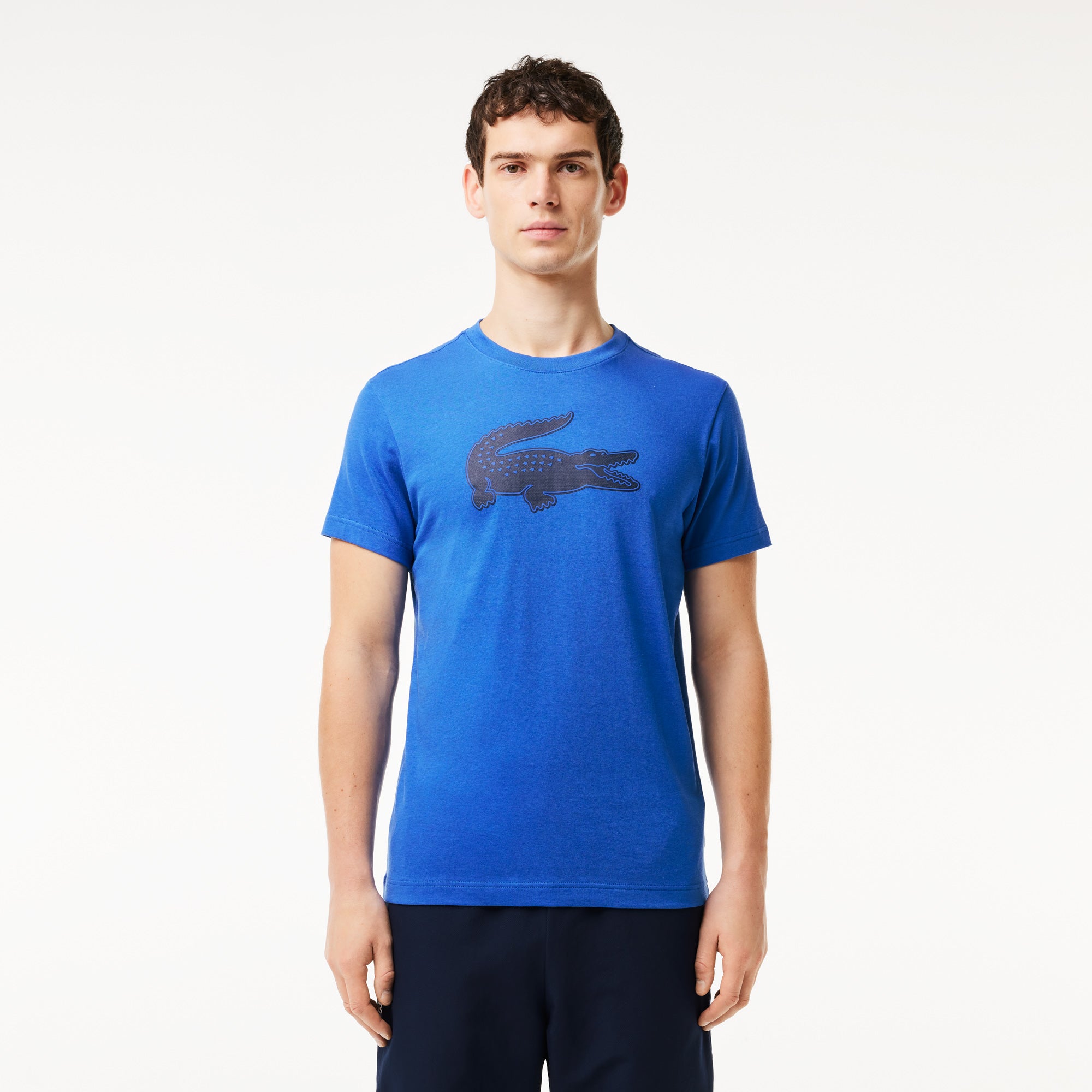 Lacoste Men’s SPORT 3D Print Crocodile Breathable Jersey T-Shirt