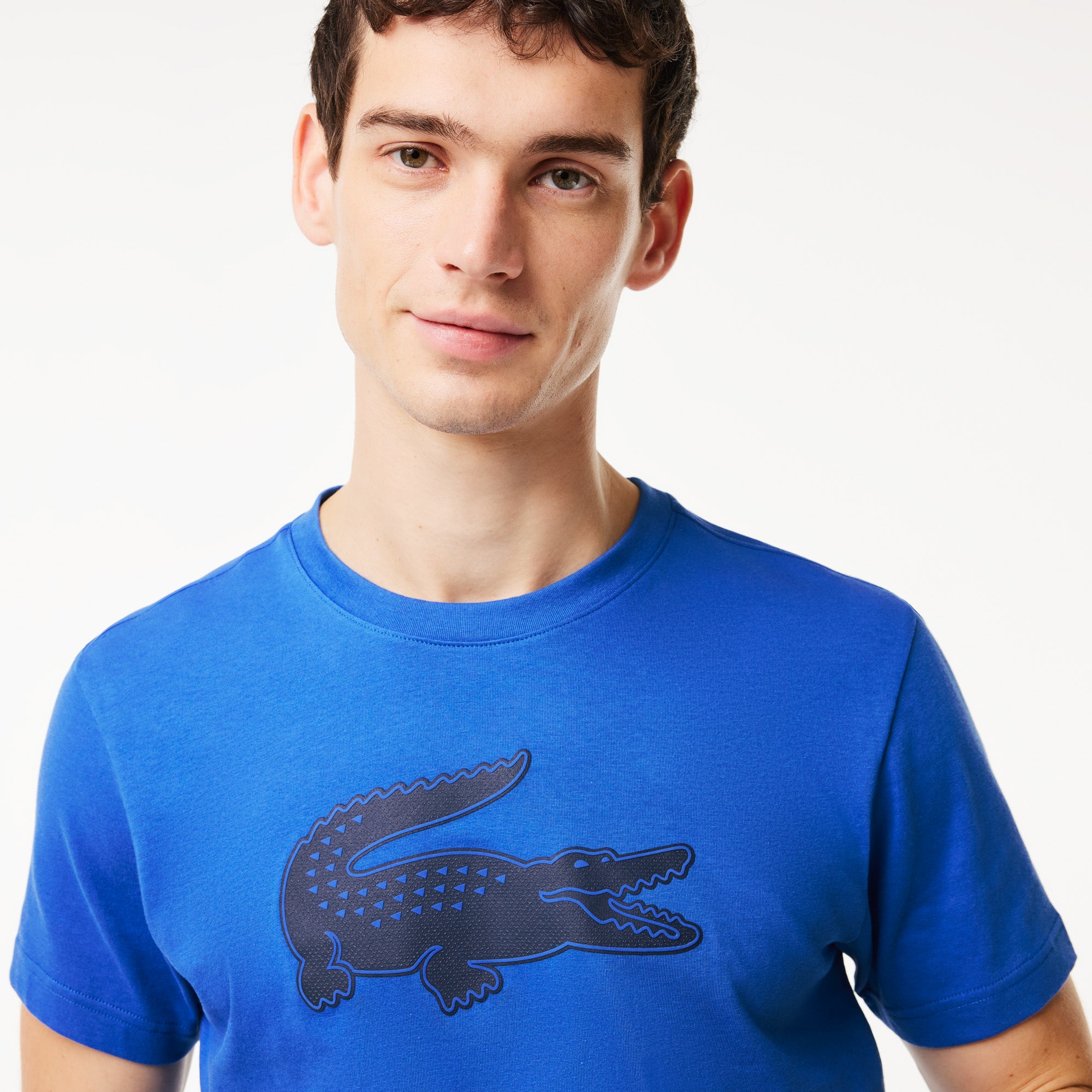 Lacoste Men’s SPORT 3D Print Crocodile Breathable Jersey T-Shirt
