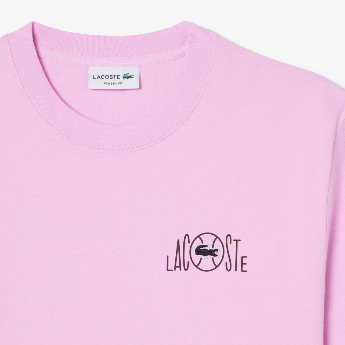 LACOSTE Printed Cotton T-Shirt Men