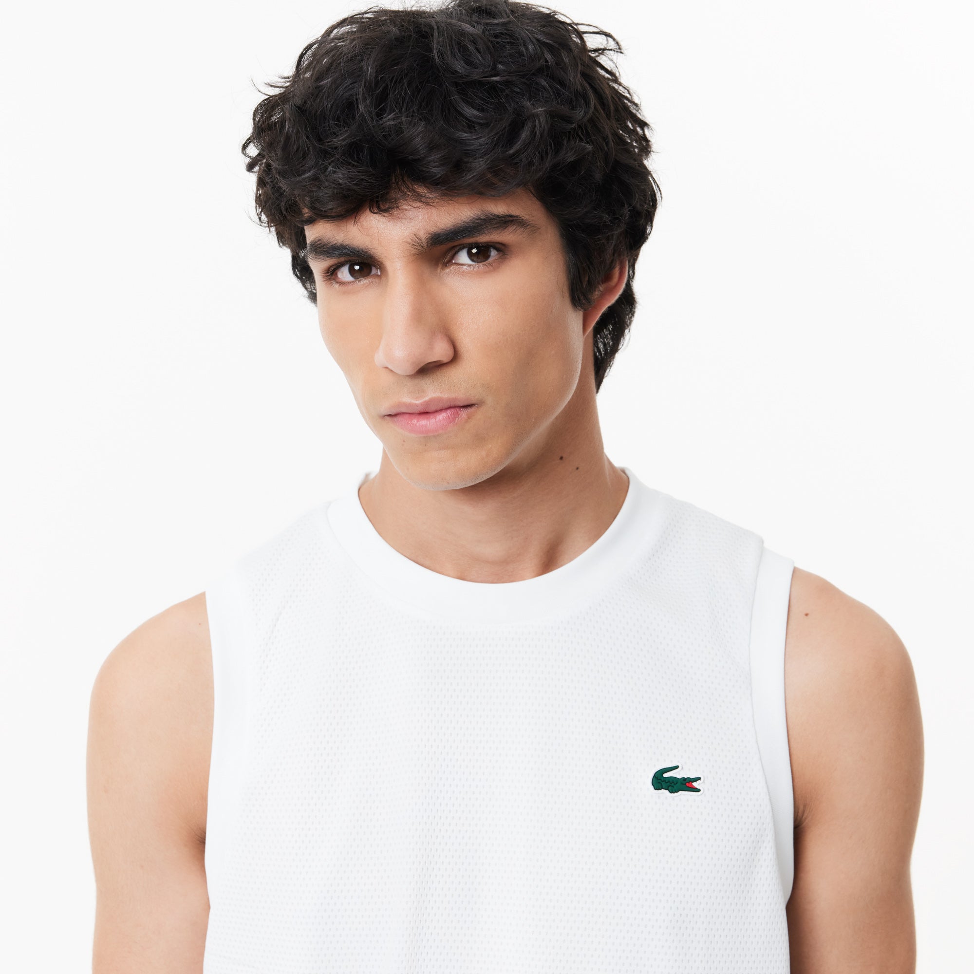 Lacoste Ultra Dry Tennis Mesh Tank Top