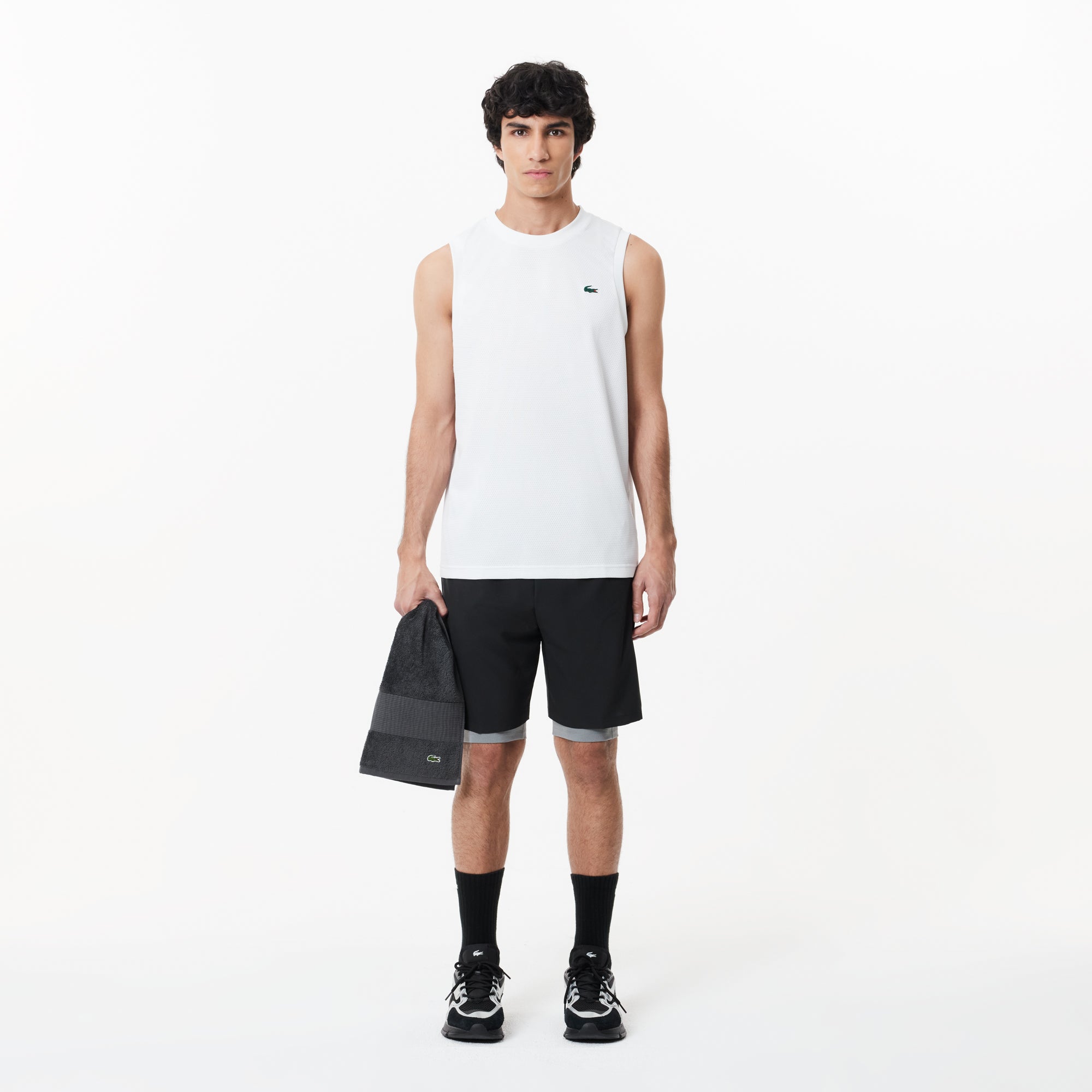 Lacoste Ultra Dry Tennis Mesh Tank Top