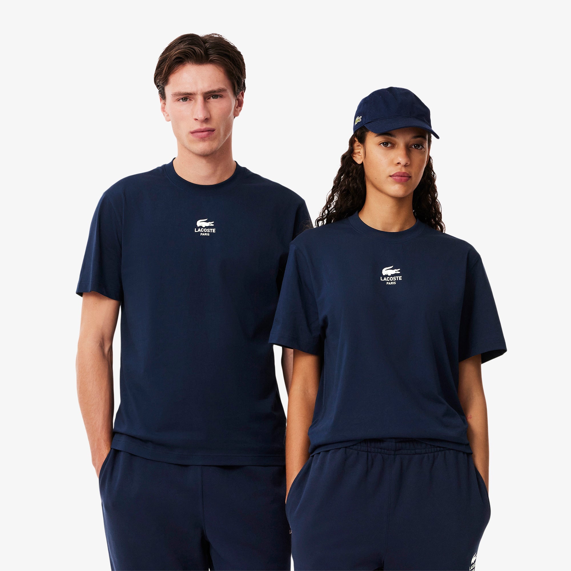Lacoste Unisex Signature Print Cotton T-shirt