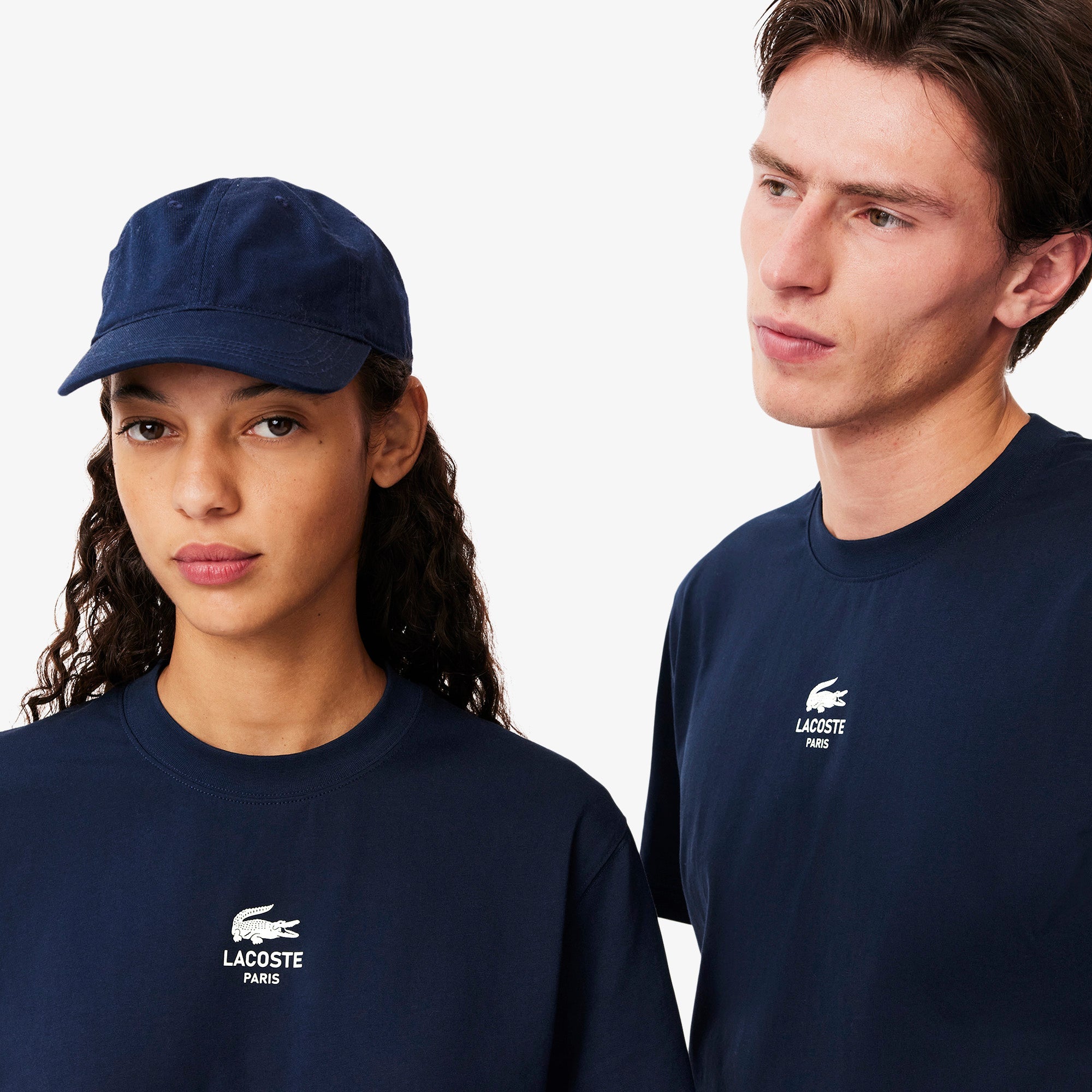 Lacoste Unisex Signature Print Cotton T-shirt
