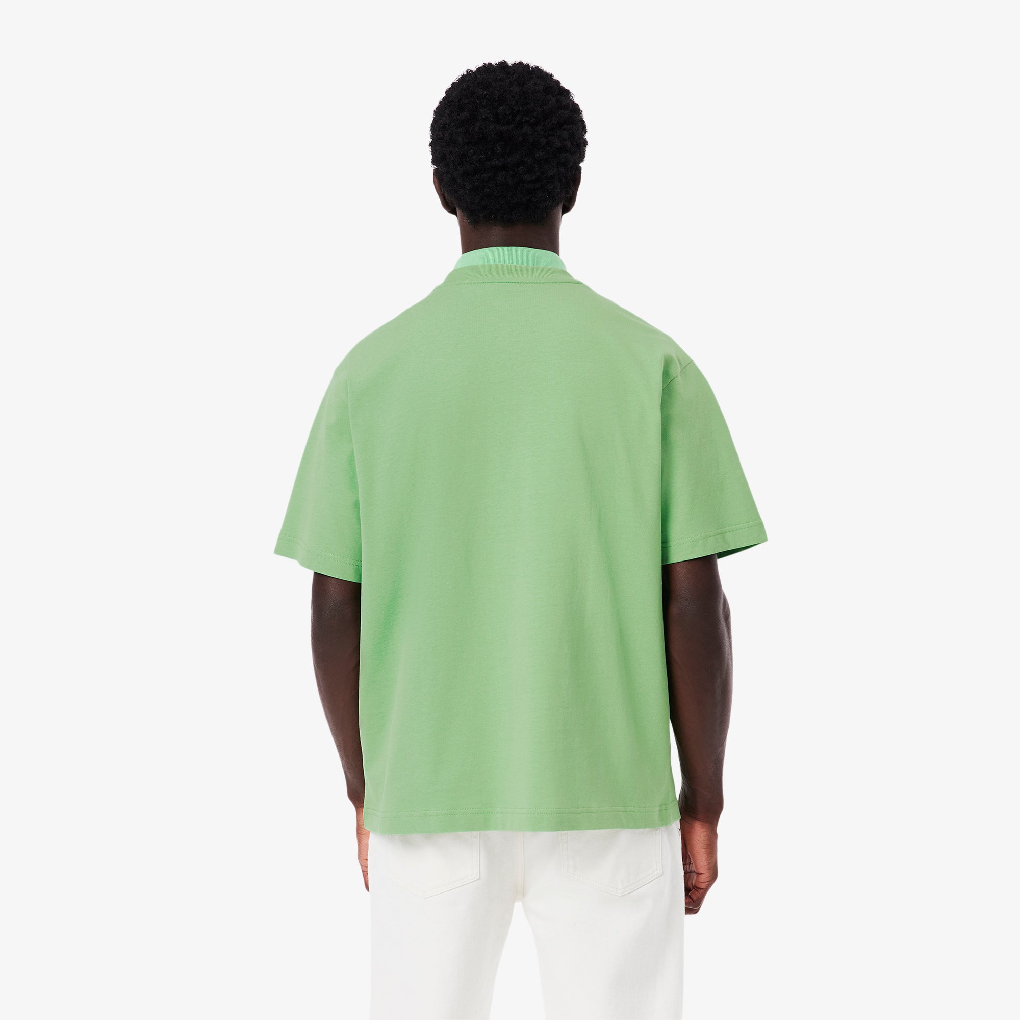 Lacoste Loose Fit Heavy Cotton Printed T-shirt