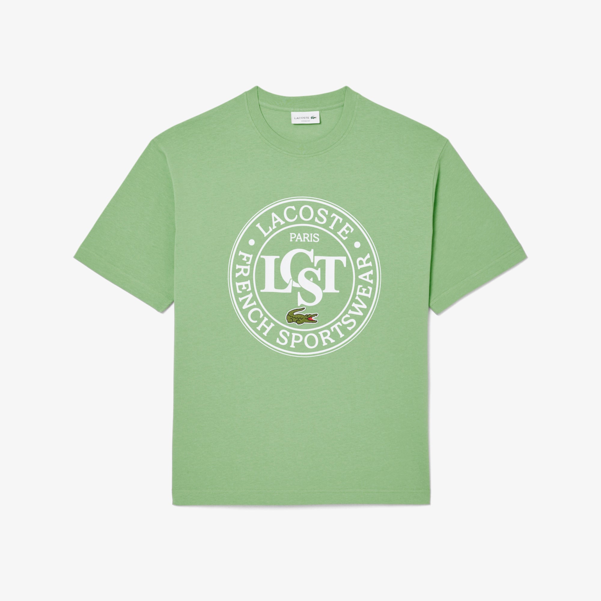 Lacoste Loose Fit Heavy Cotton Printed T-shirt
