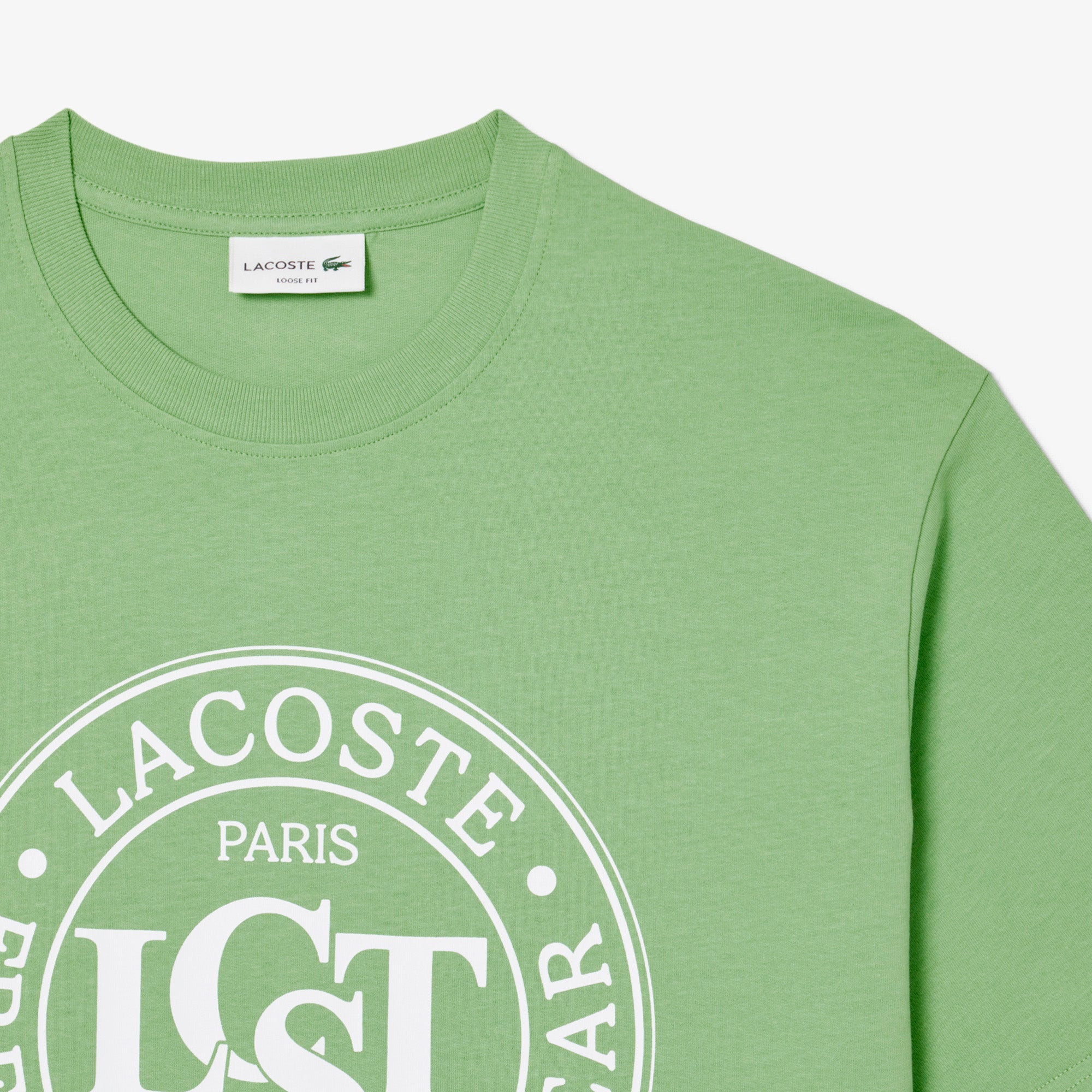 Lacoste Loose Fit Heavy Cotton Printed T-shirt