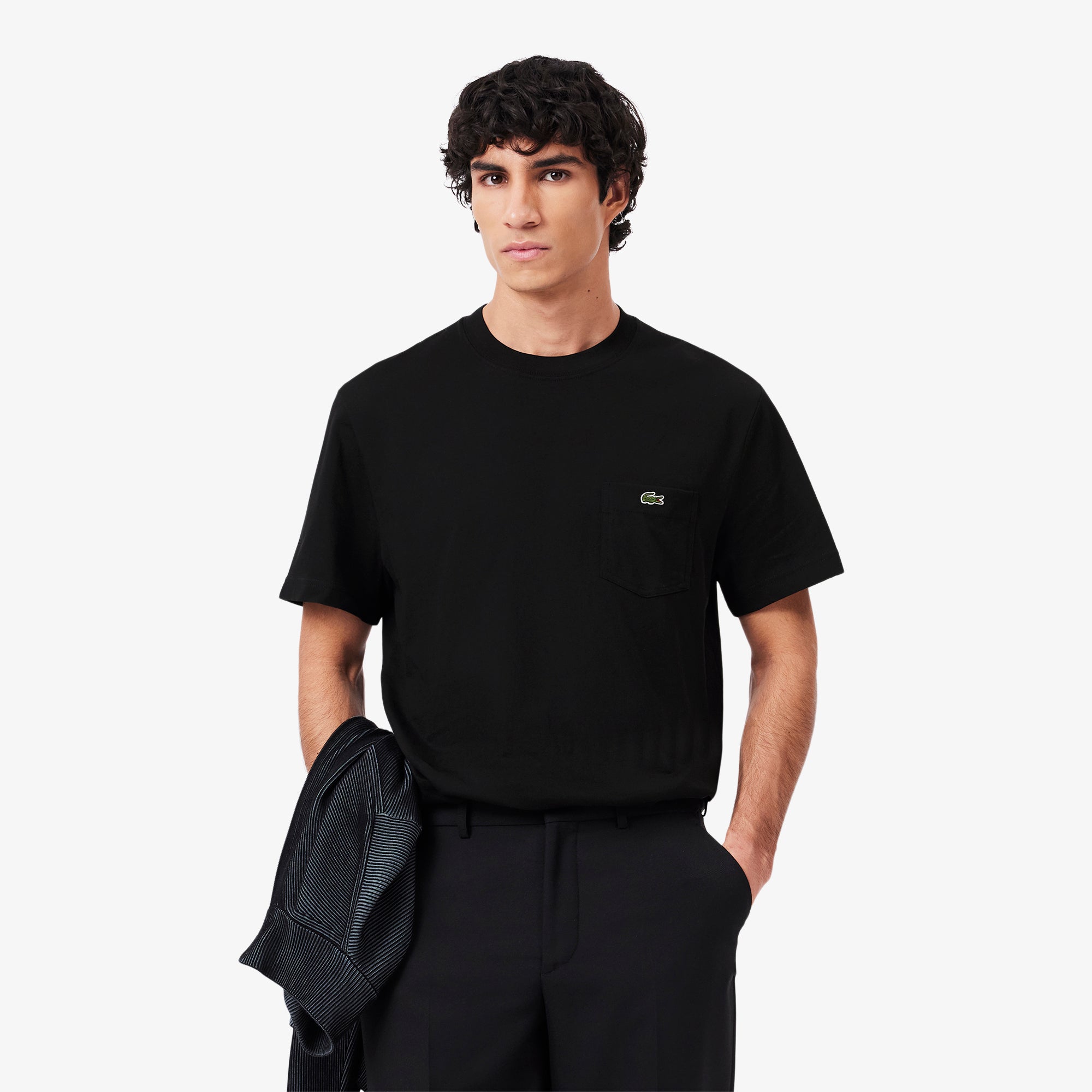 Lacoste Cotton T-shirt With Breast Pocket