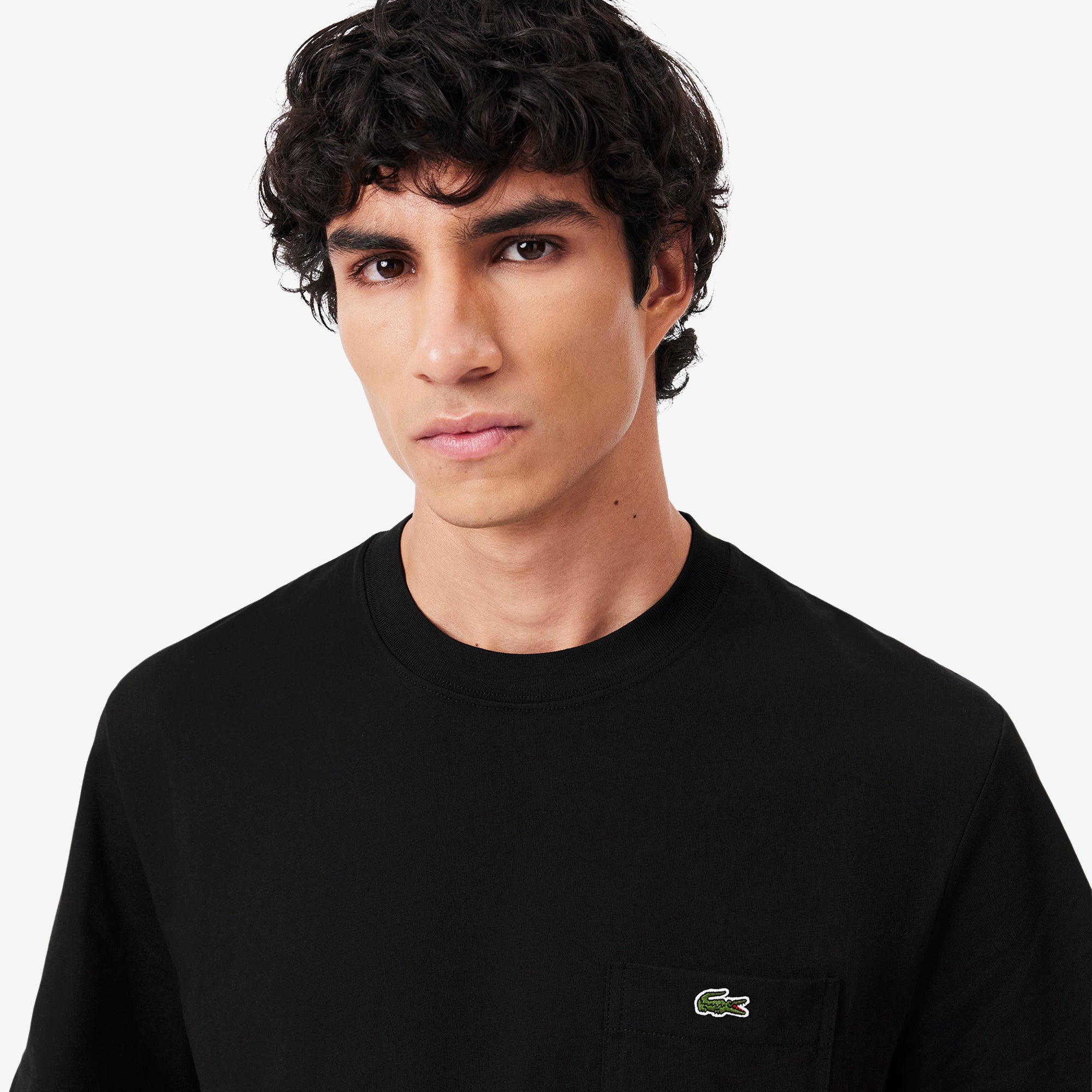 Lacoste Cotton T-shirt With Breast Pocket