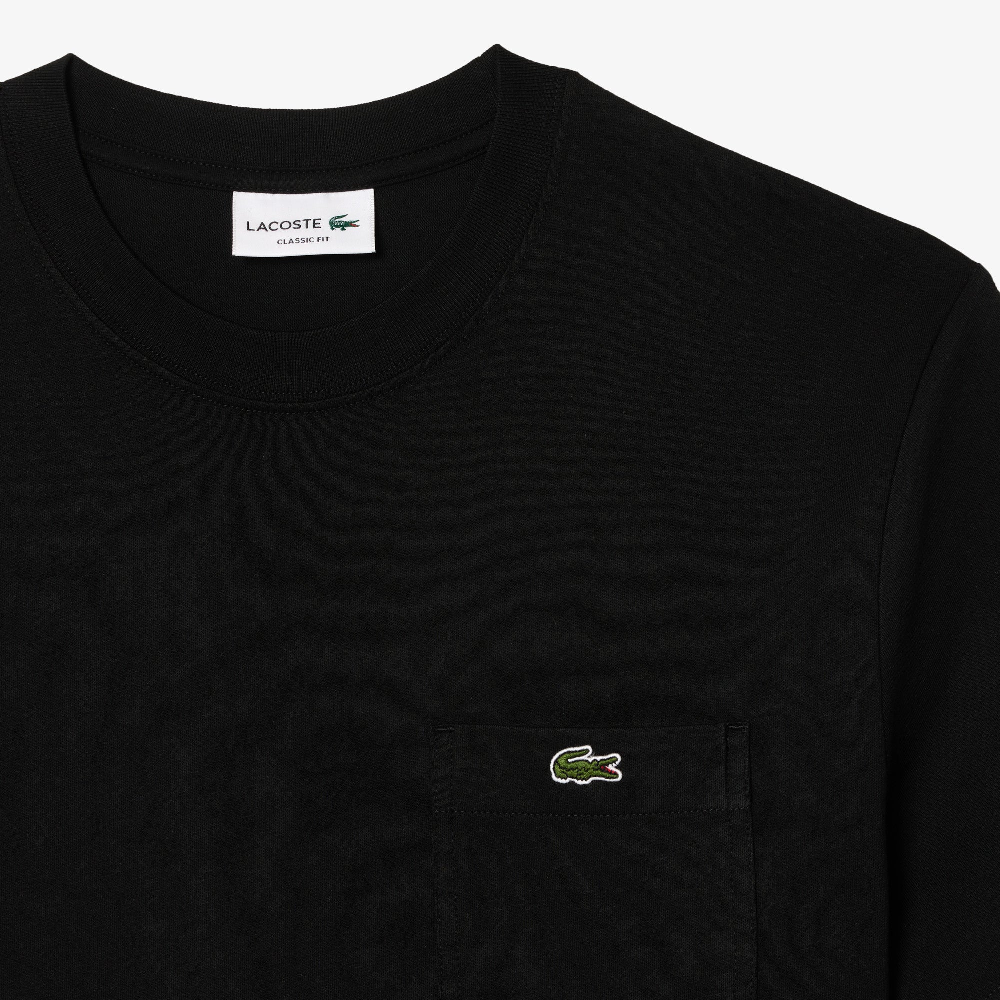 Lacoste Cotton T-shirt With Breast Pocket