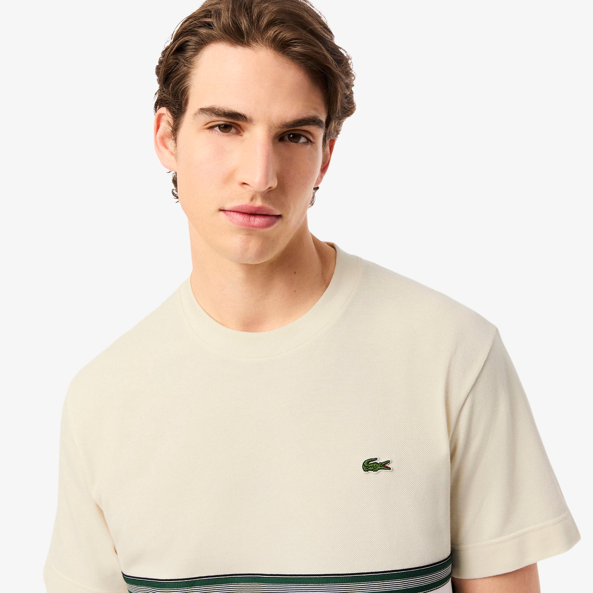 Lacoste French Made Striped Band T-shirt