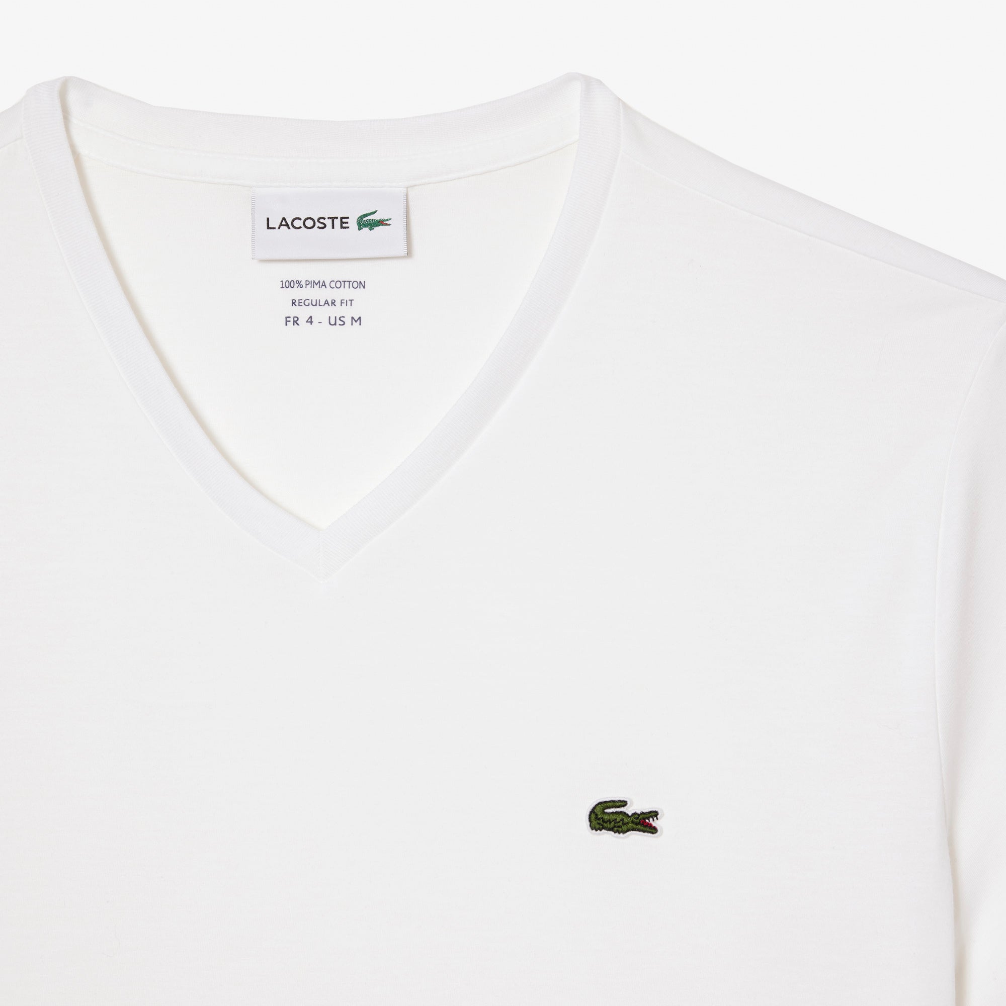 Lacoste Men's V-neck Pima Cotton Jersey T-shirt