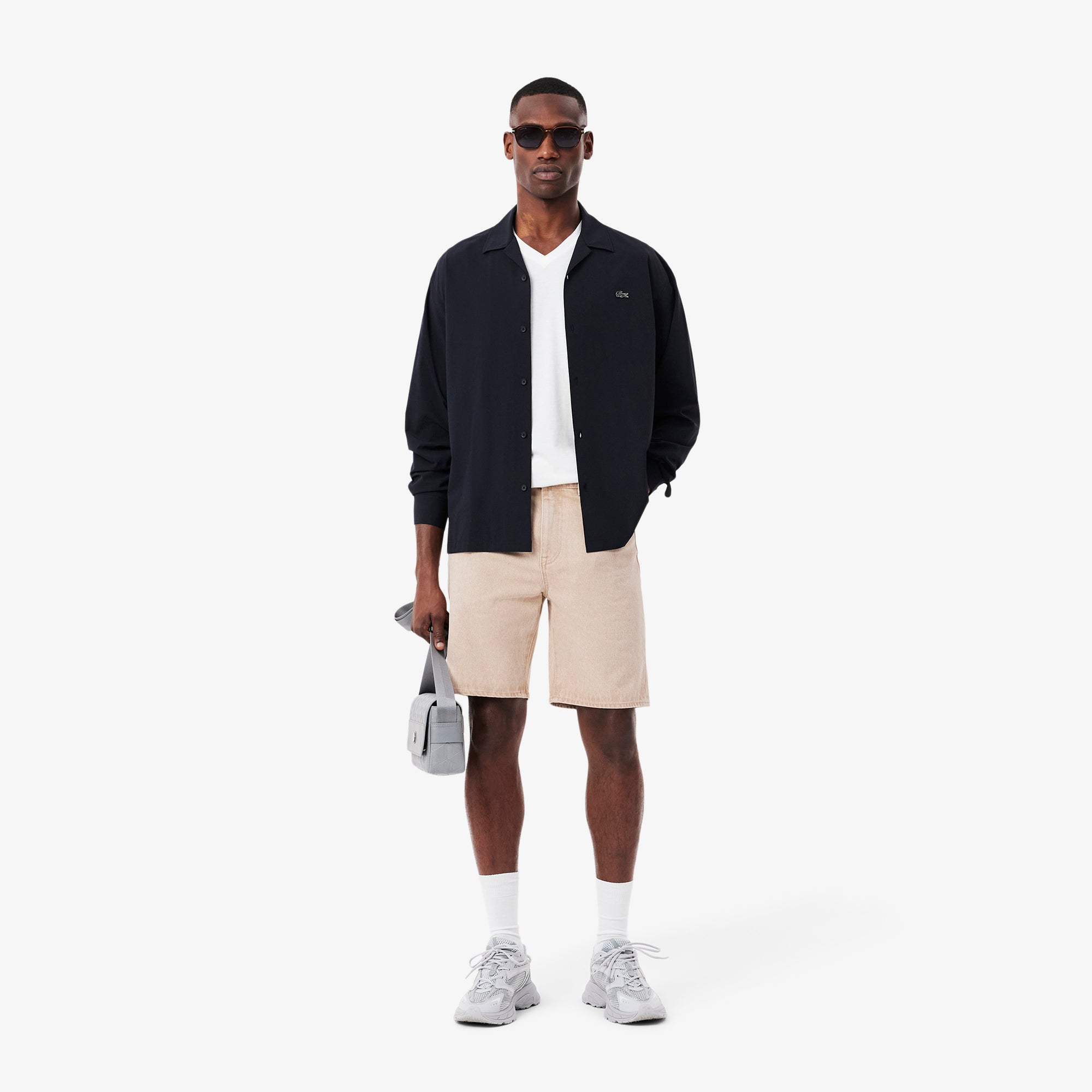 Lacoste Lightweight Cotton Pima V Neck T-shirt