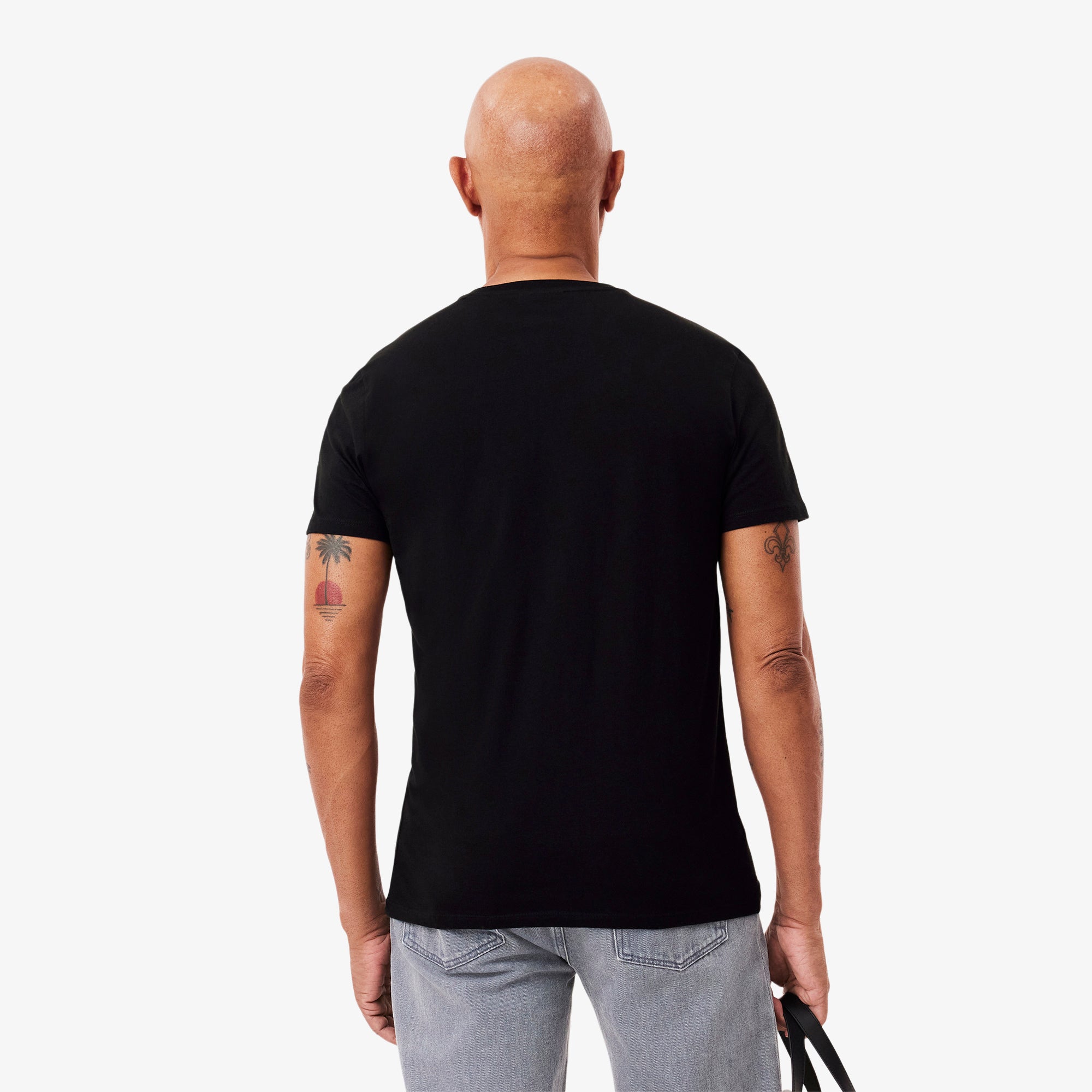 Lacoste Lightweight Cotton Pima V Neck T-shirt