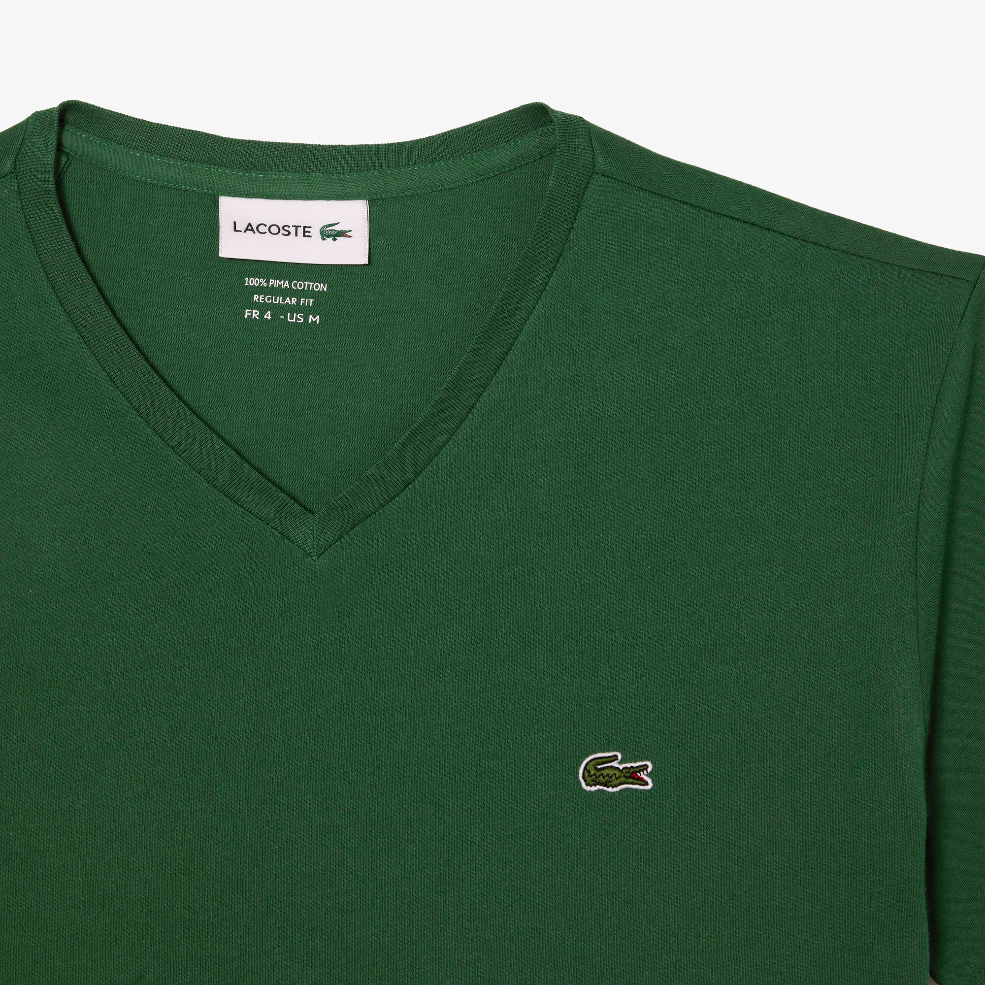 Lacoste Men's V-neck Pima Cotton Jersey T-shirt