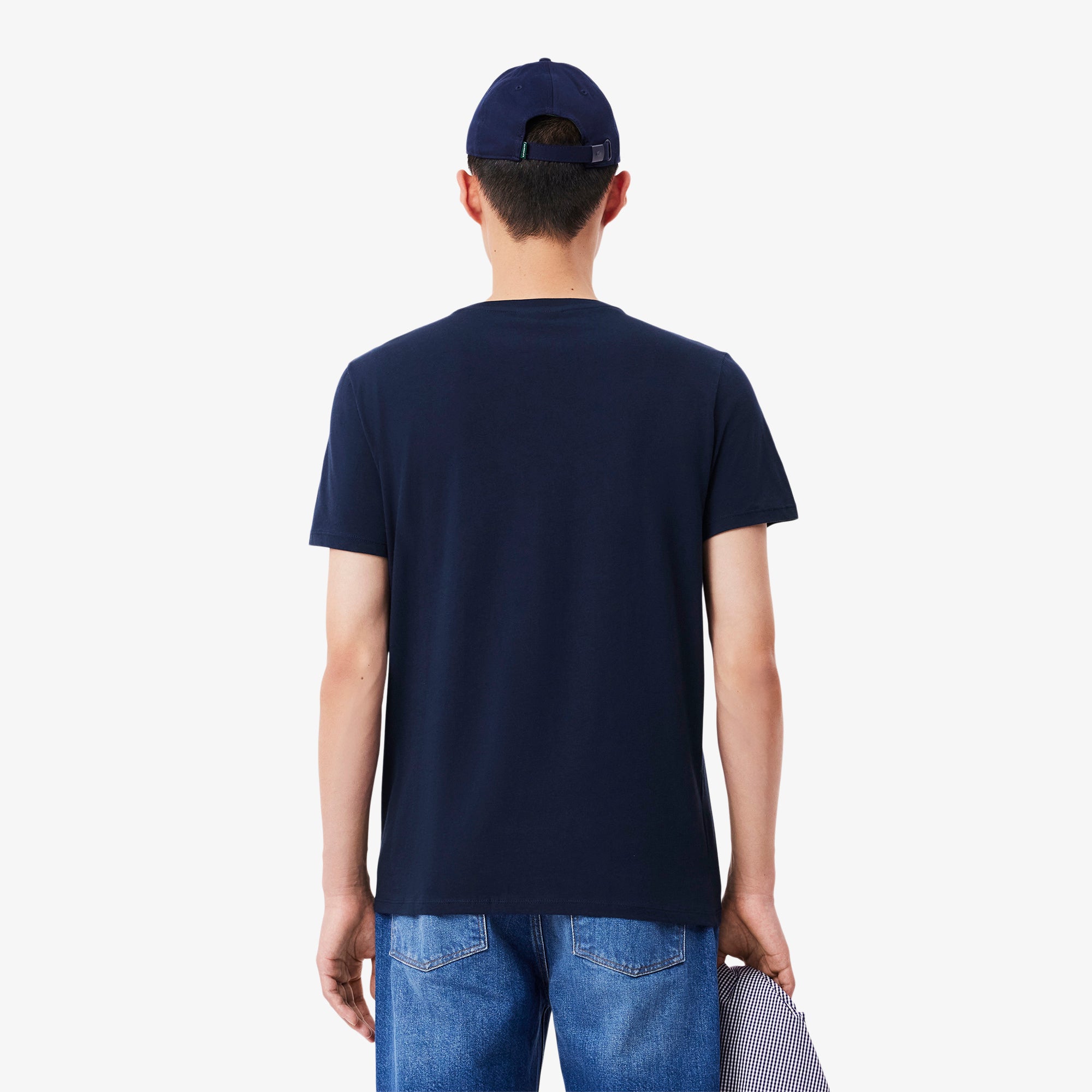 Lacoste Lightweight Cotton Pima V Neck T-shirt