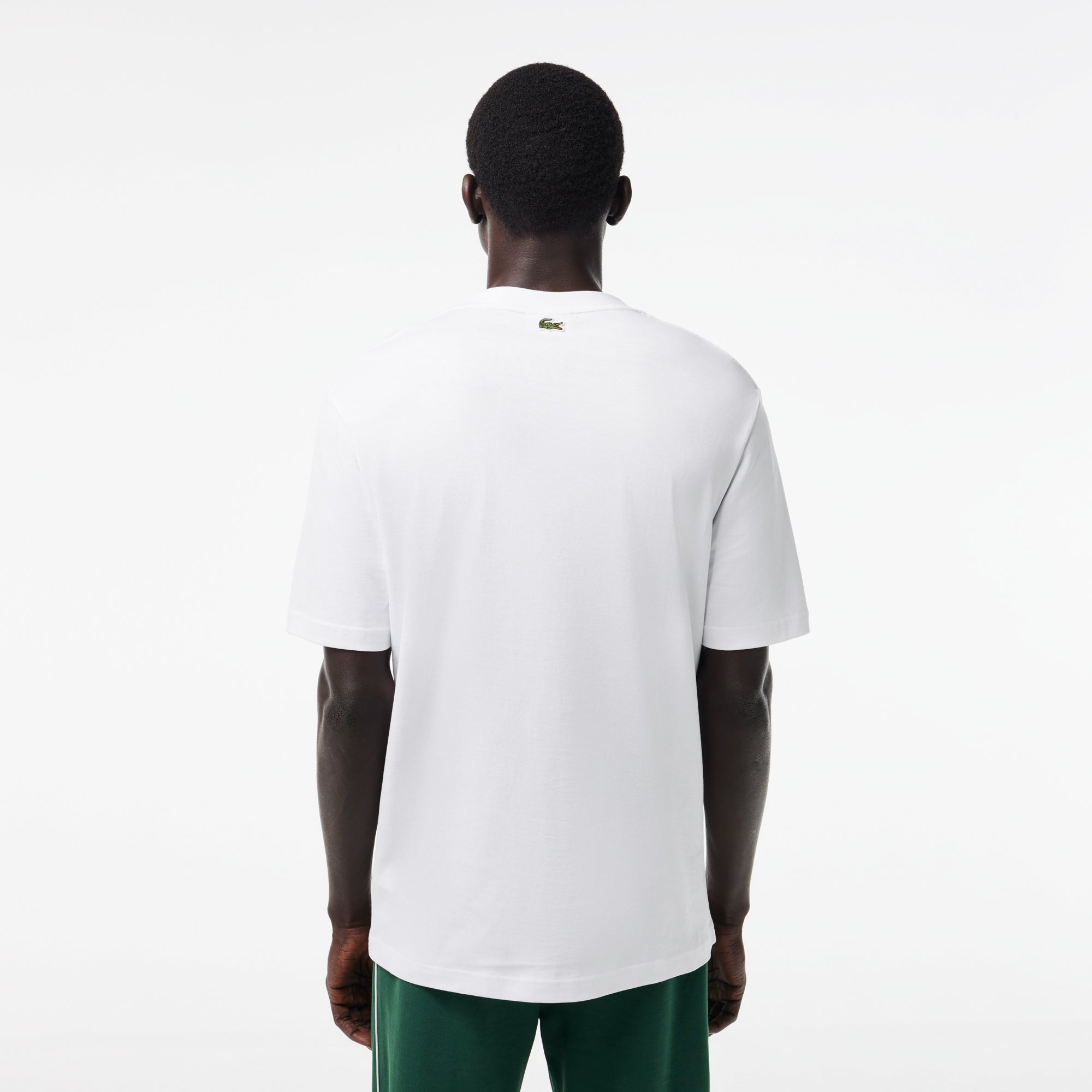 Lacoste Loose Fit Heavy Cotton Printed T-shirt