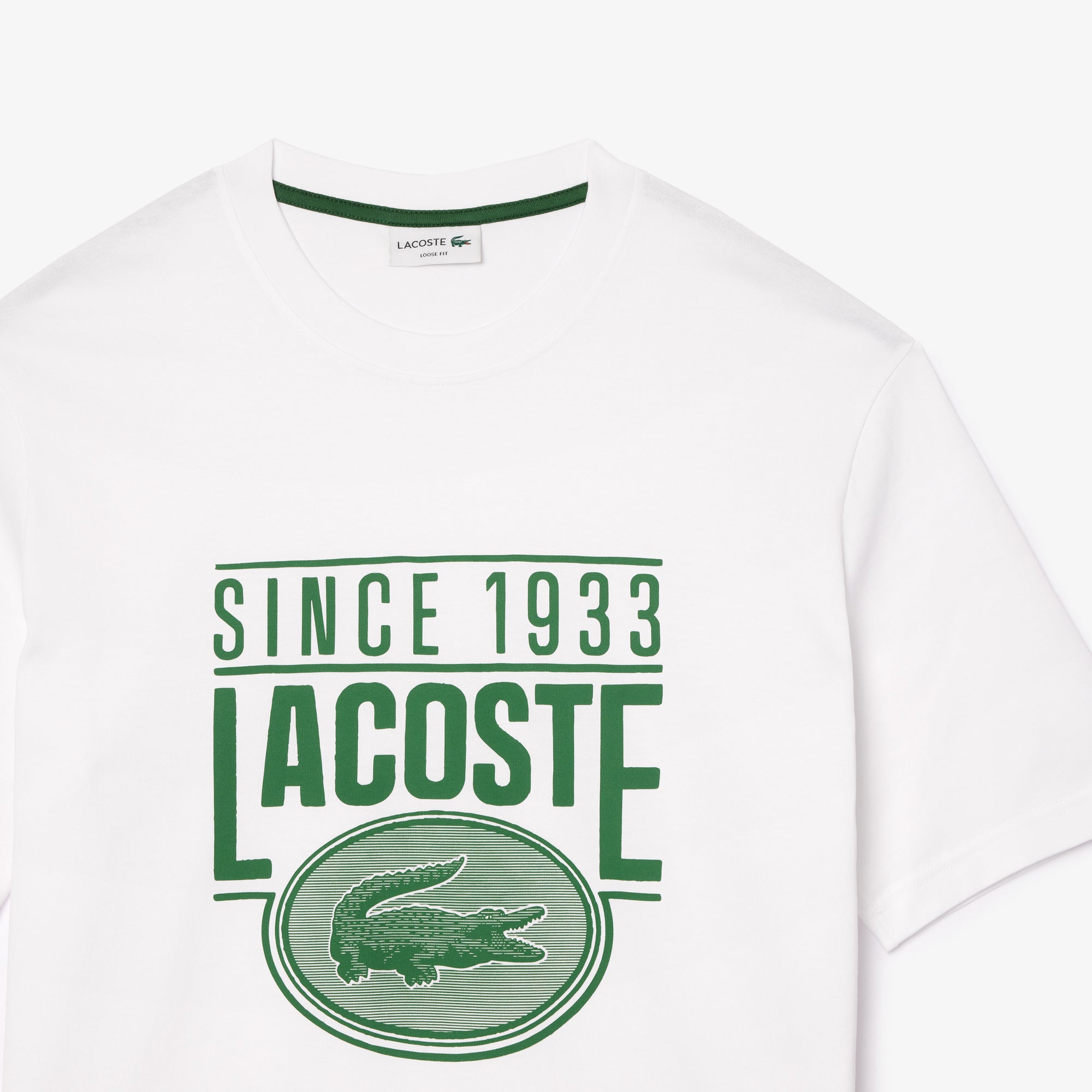 Lacoste Loose Fit Heavy Cotton Printed T-shirt