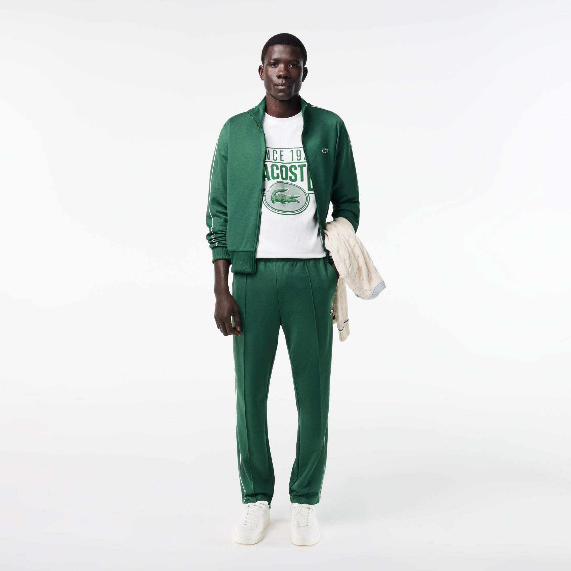 Lacoste Loose Fit Heavy Cotton Printed T-shirt