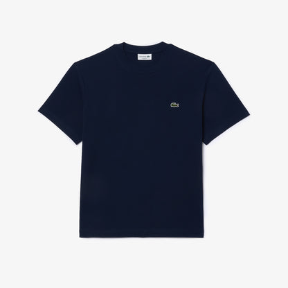 Lacoste Classic Fit Cotton Jersey T-shirt - 4-M / 166-Navy Blue - Lacoste Apparel THE MIX