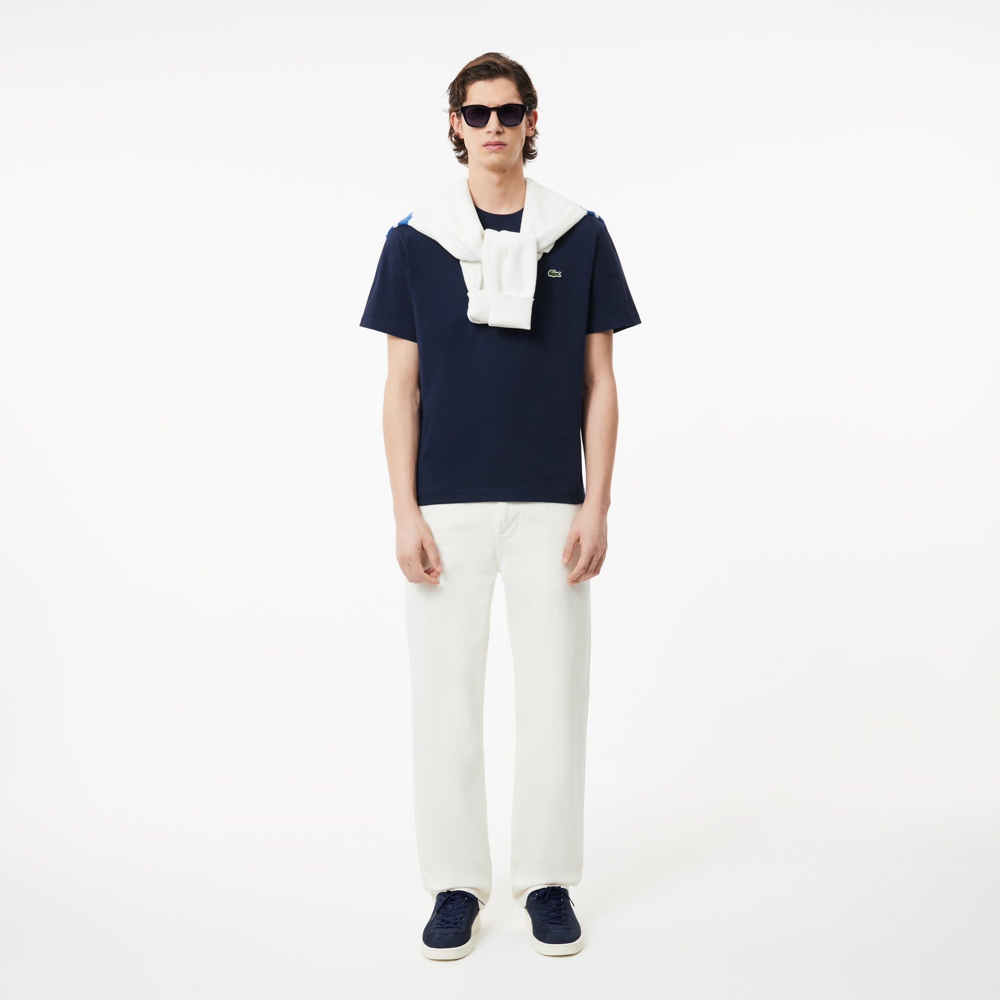 Lacoste Classic Fit Cotton Jersey T-shirt - Lacoste Apparel THE MIX