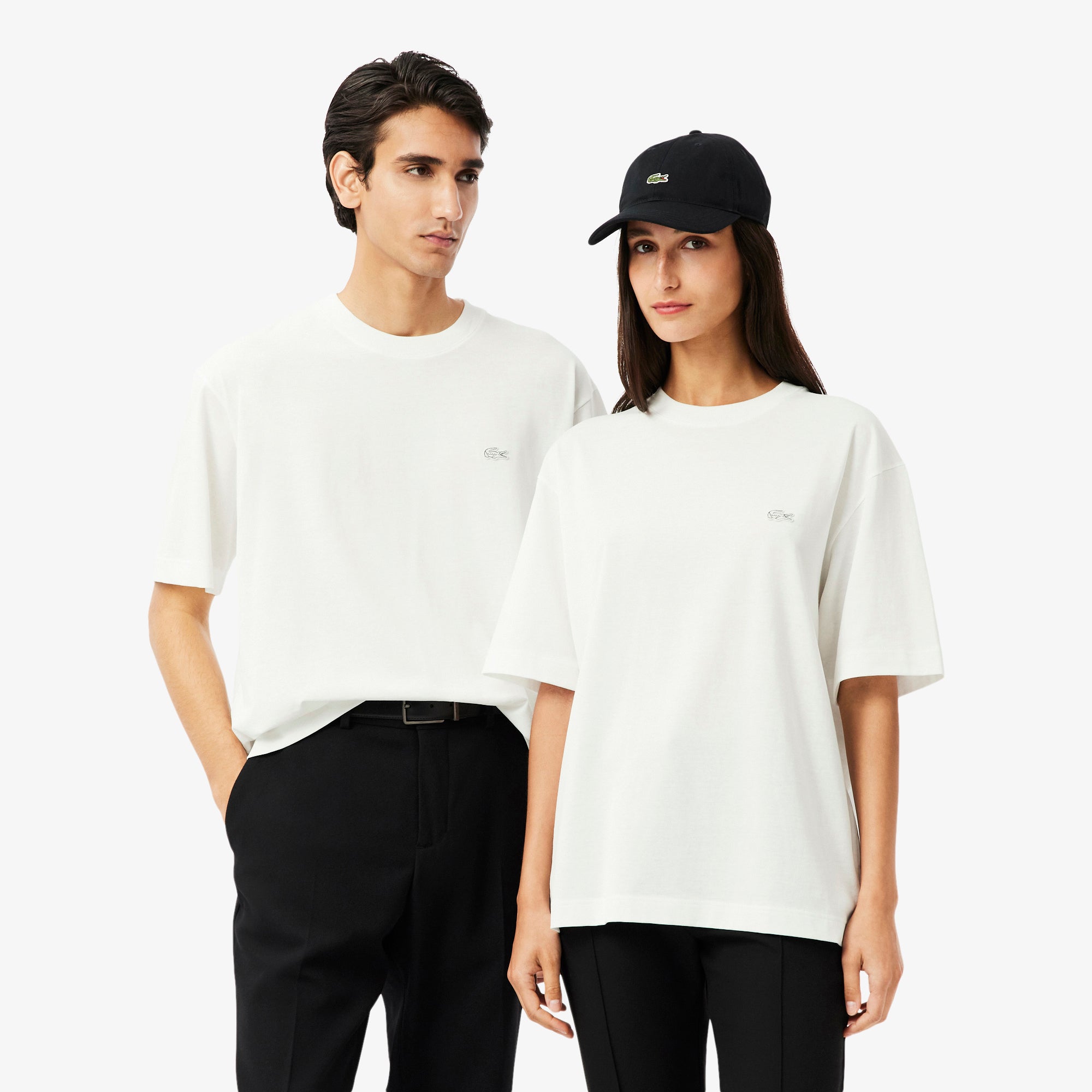 Lacoste Loose Fit Heavy Jersey T-shirt