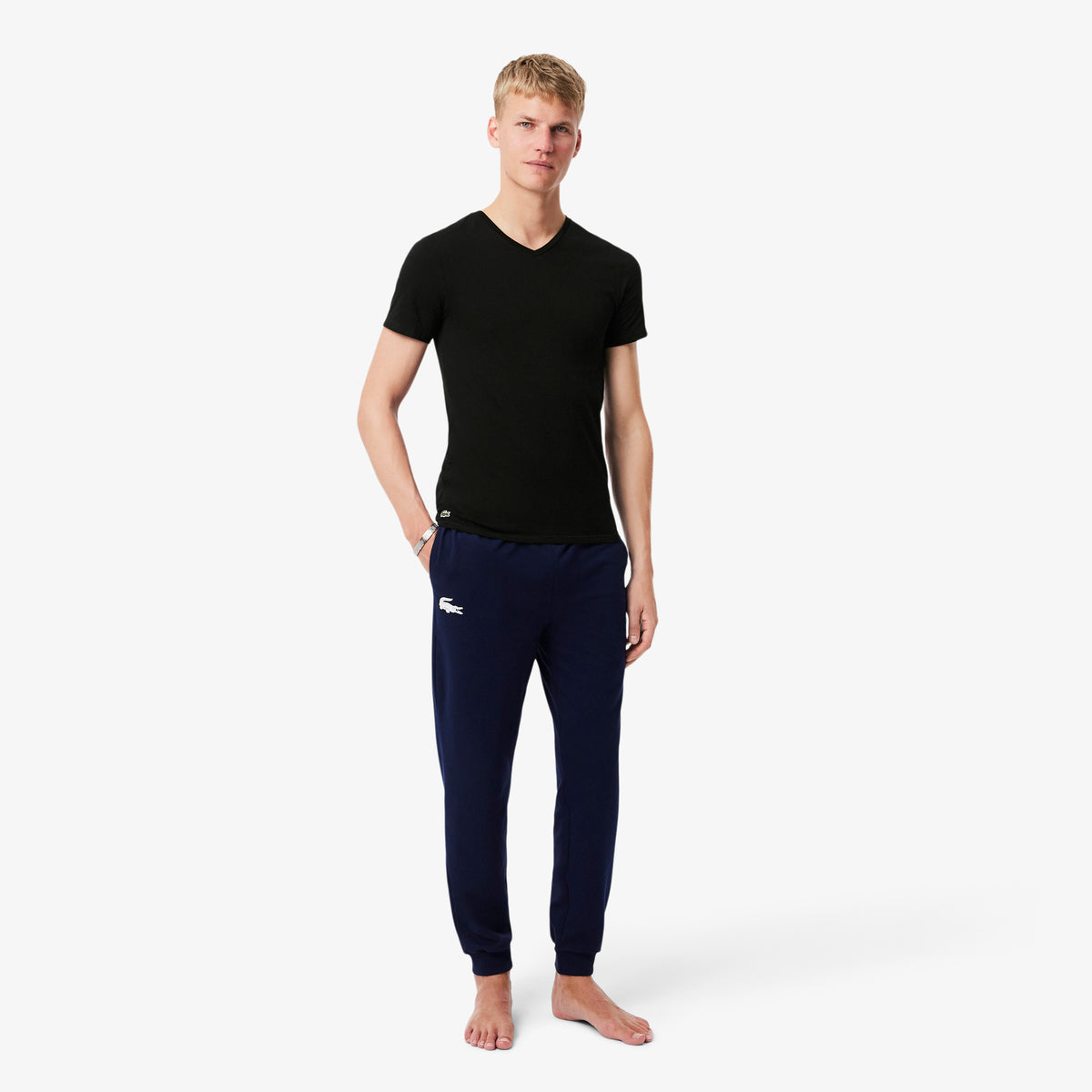 LAACOSTE Men's 3-Pack Slim Fit Undershirts