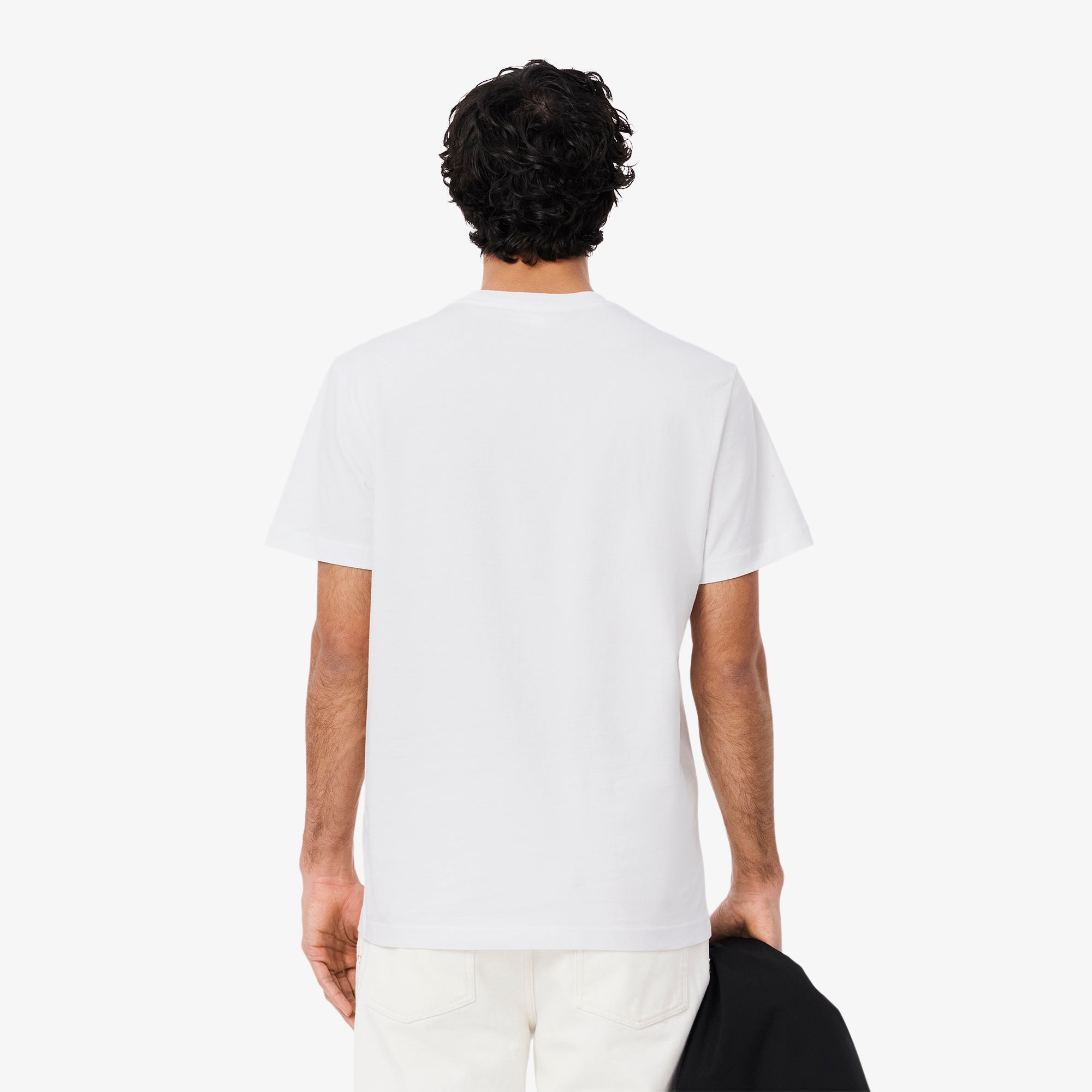 Lacoste Trim Cotton Jersey T-shirt