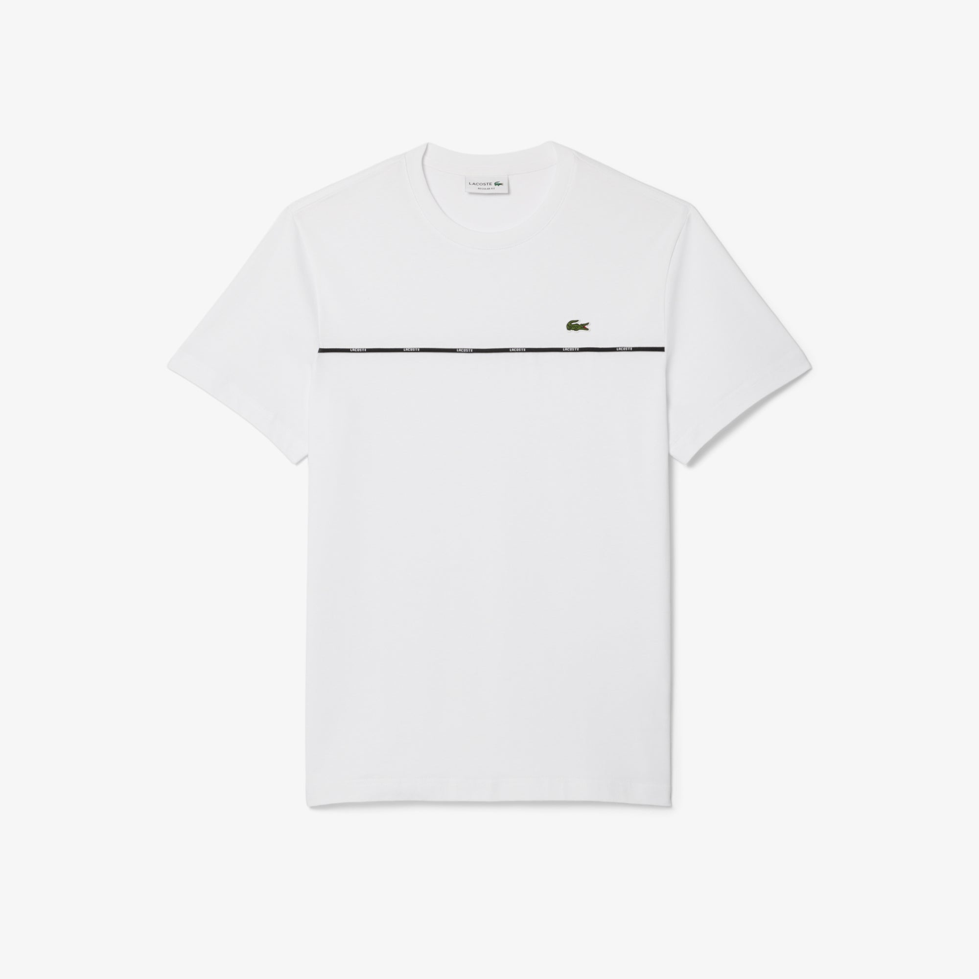 Lacoste Trim Cotton Jersey T-shirt