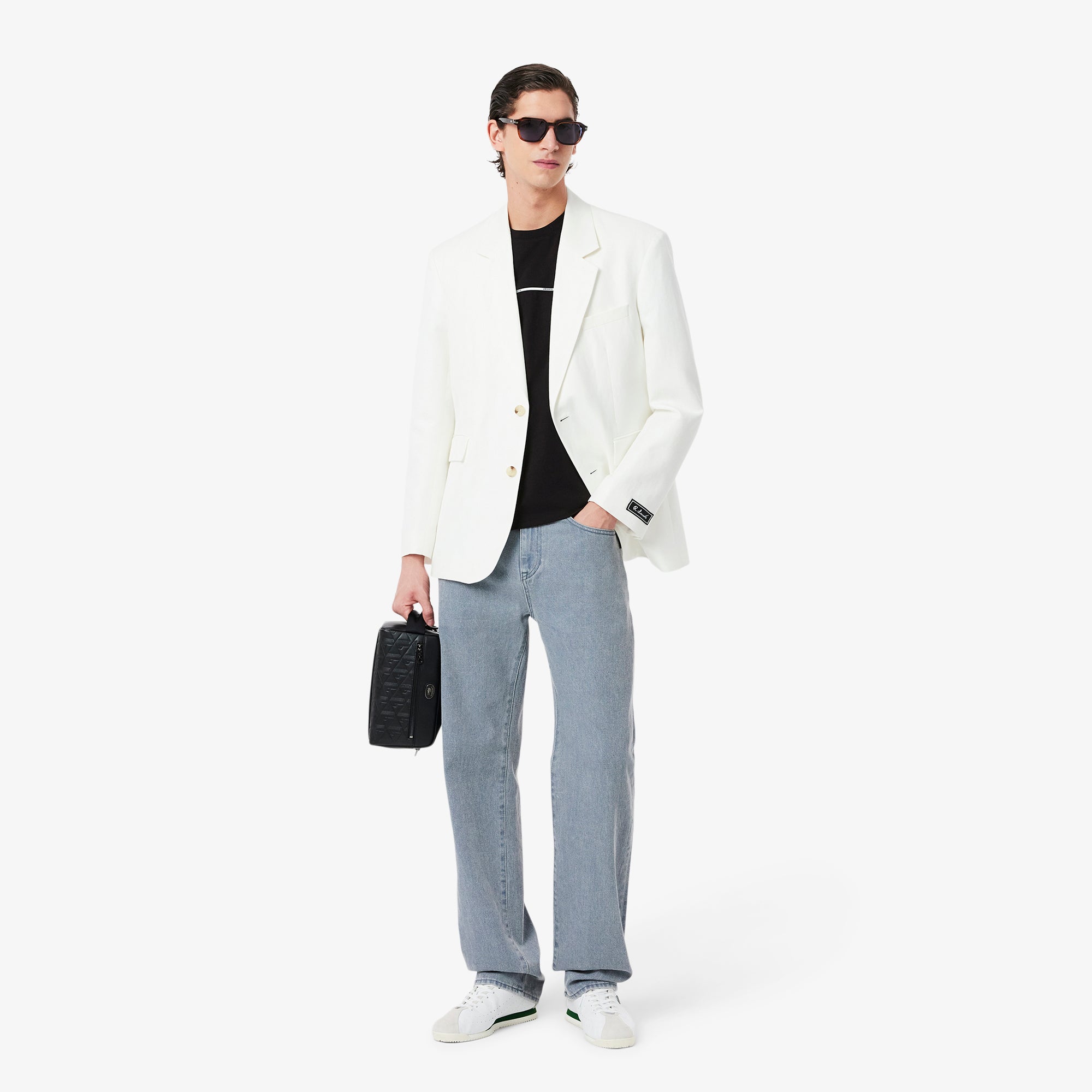 Lacoste Trim Cotton Jersey T-shirt