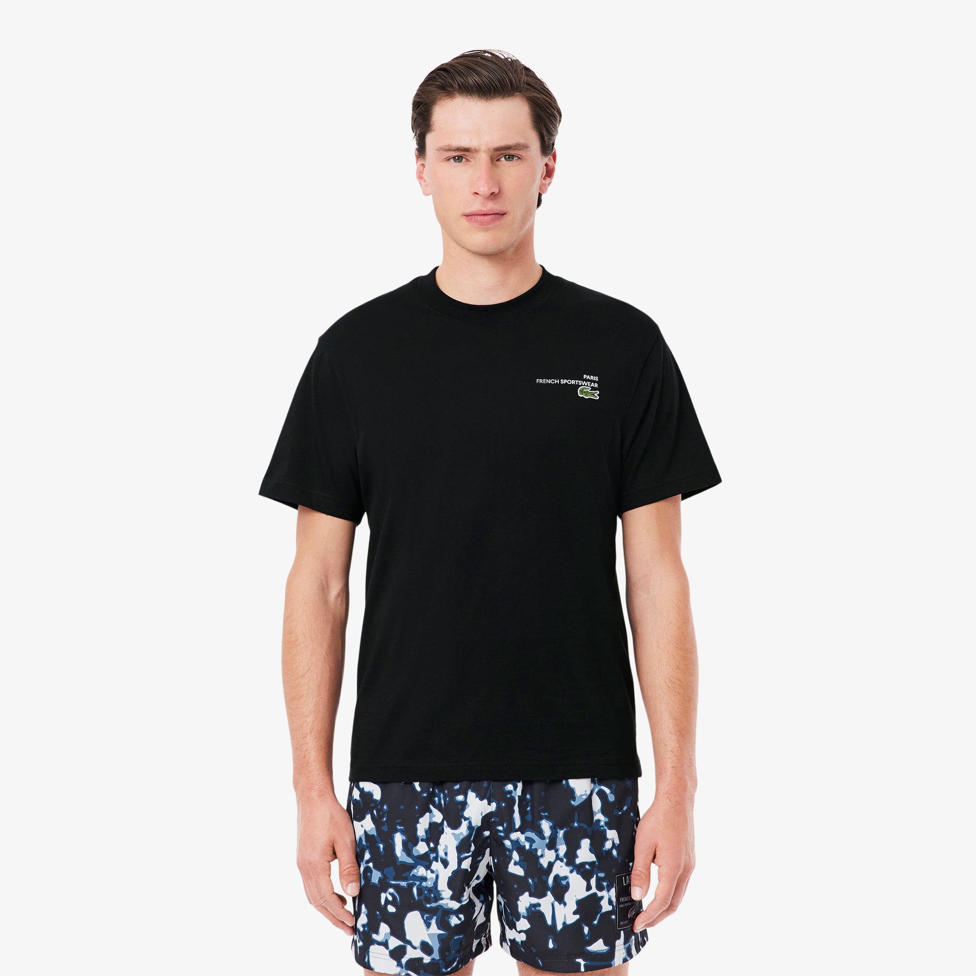 LACOSTE Print Motif Jersey T-shirt