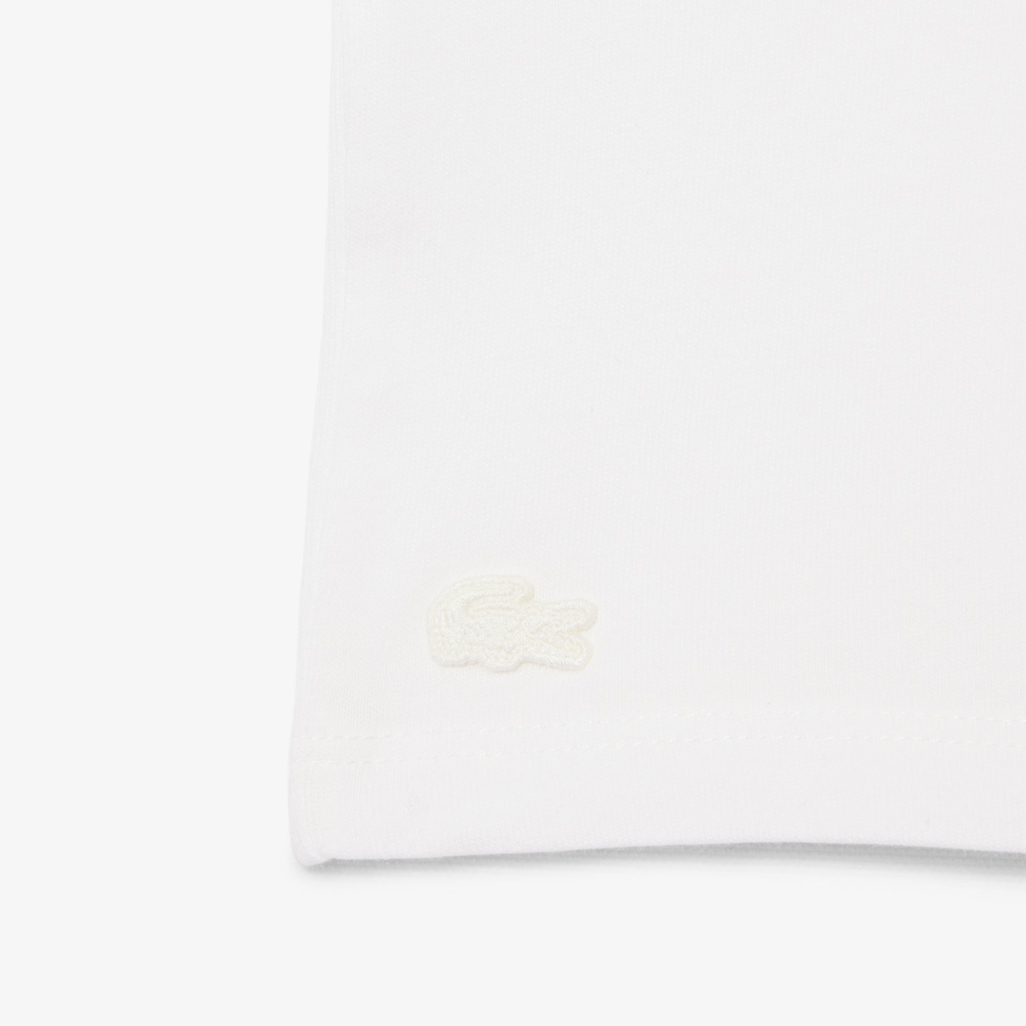 LACOSTE Contrast Badge Cotton T-Shirt