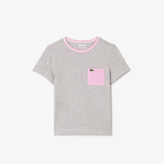 Lacoste Kid's Contrast Pocket Cotton T-shirt